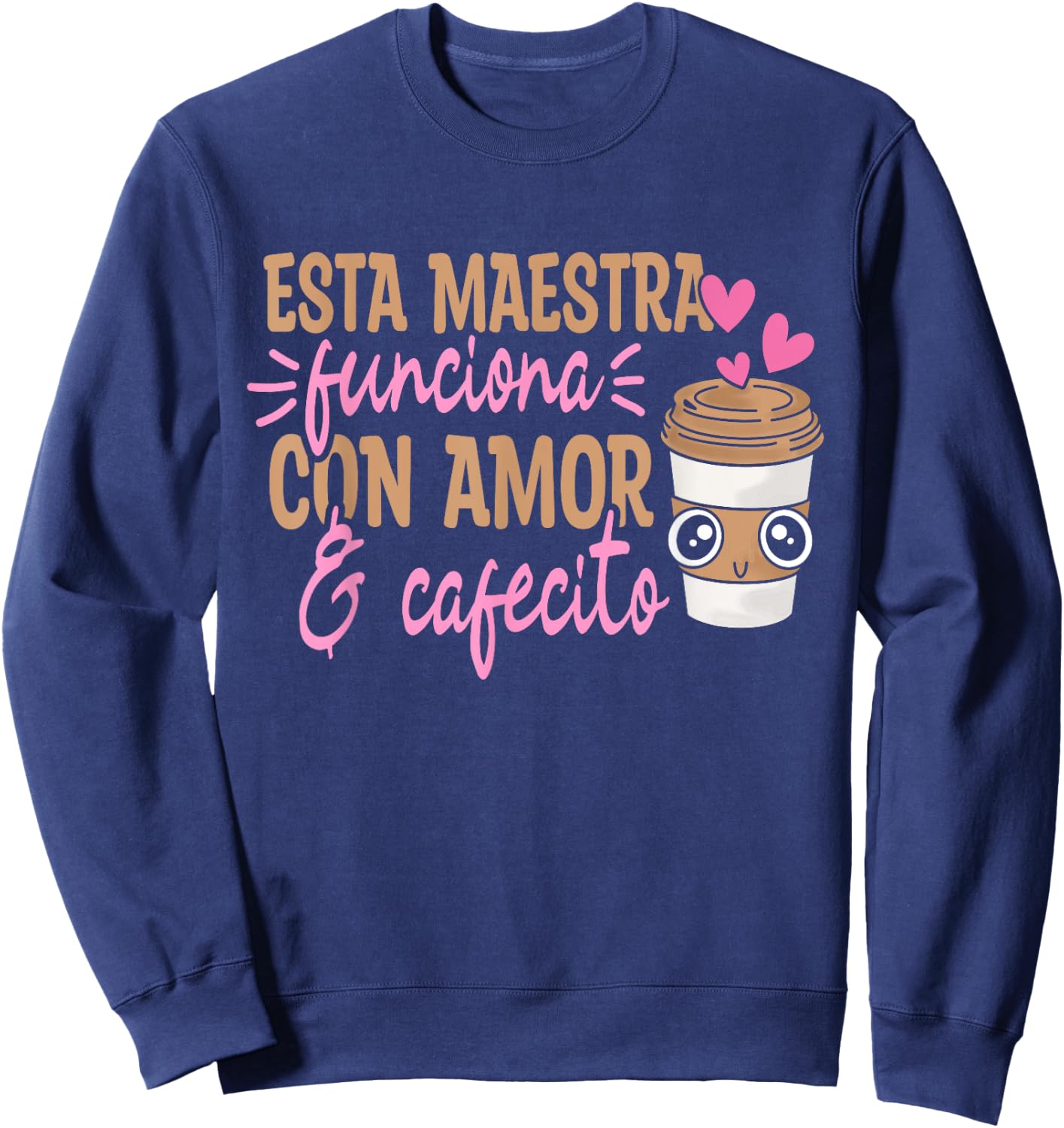 Maestras Espanol Spanish Teacher Hispanic Teacher Bilingue Sweatshirt - Sweatshirt | Navy