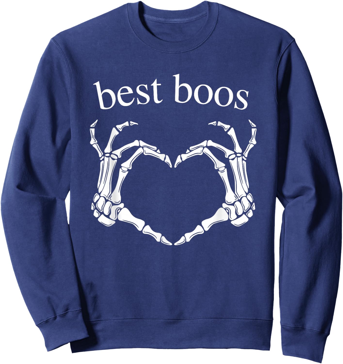 Best boos halloween cute shirt Sweatshirt - Sweatshirt | Navy