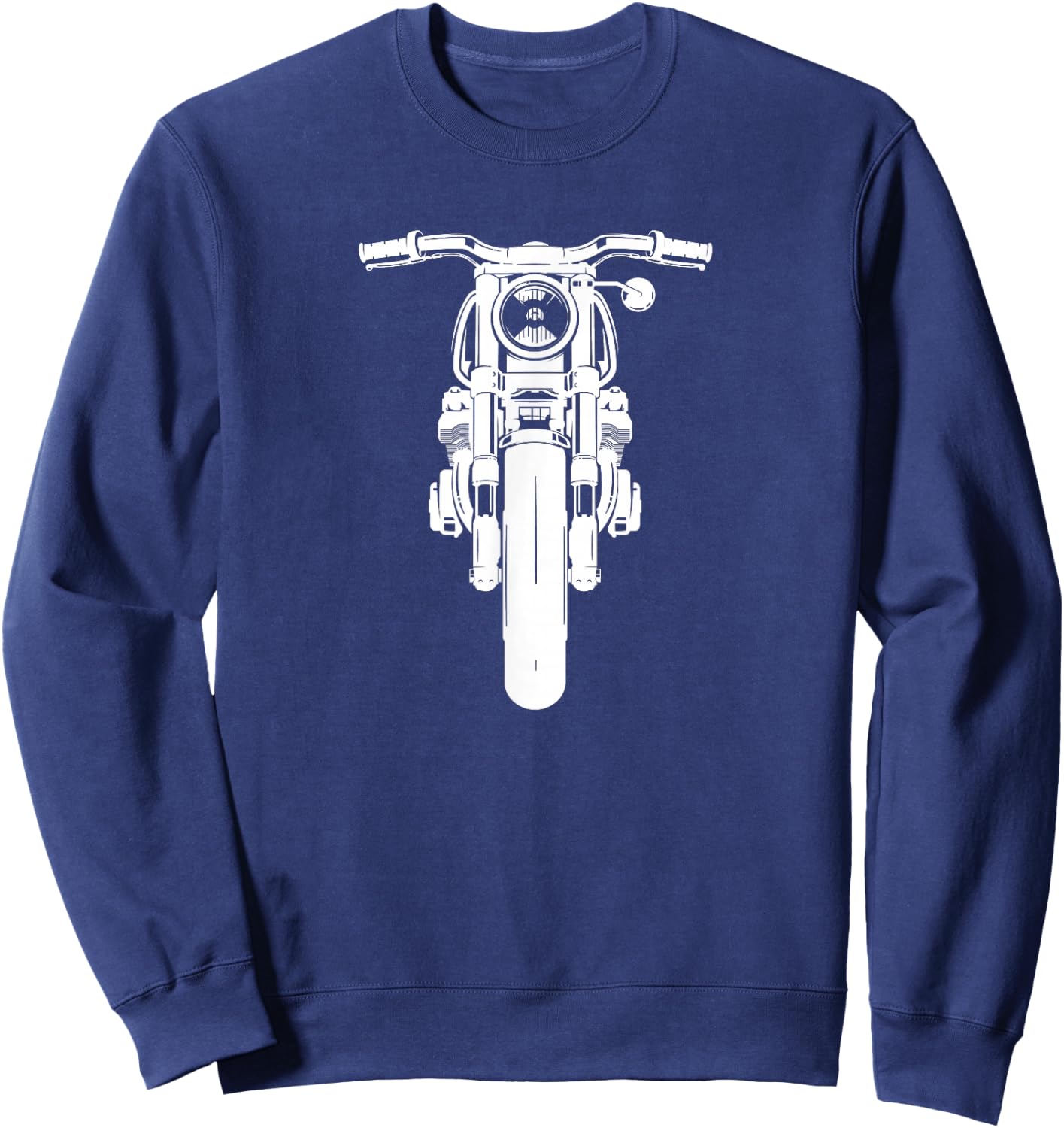 Retro Vintage Motorcycle I love my Motorbik Sweatshirt - Sweatshirt | Navy
