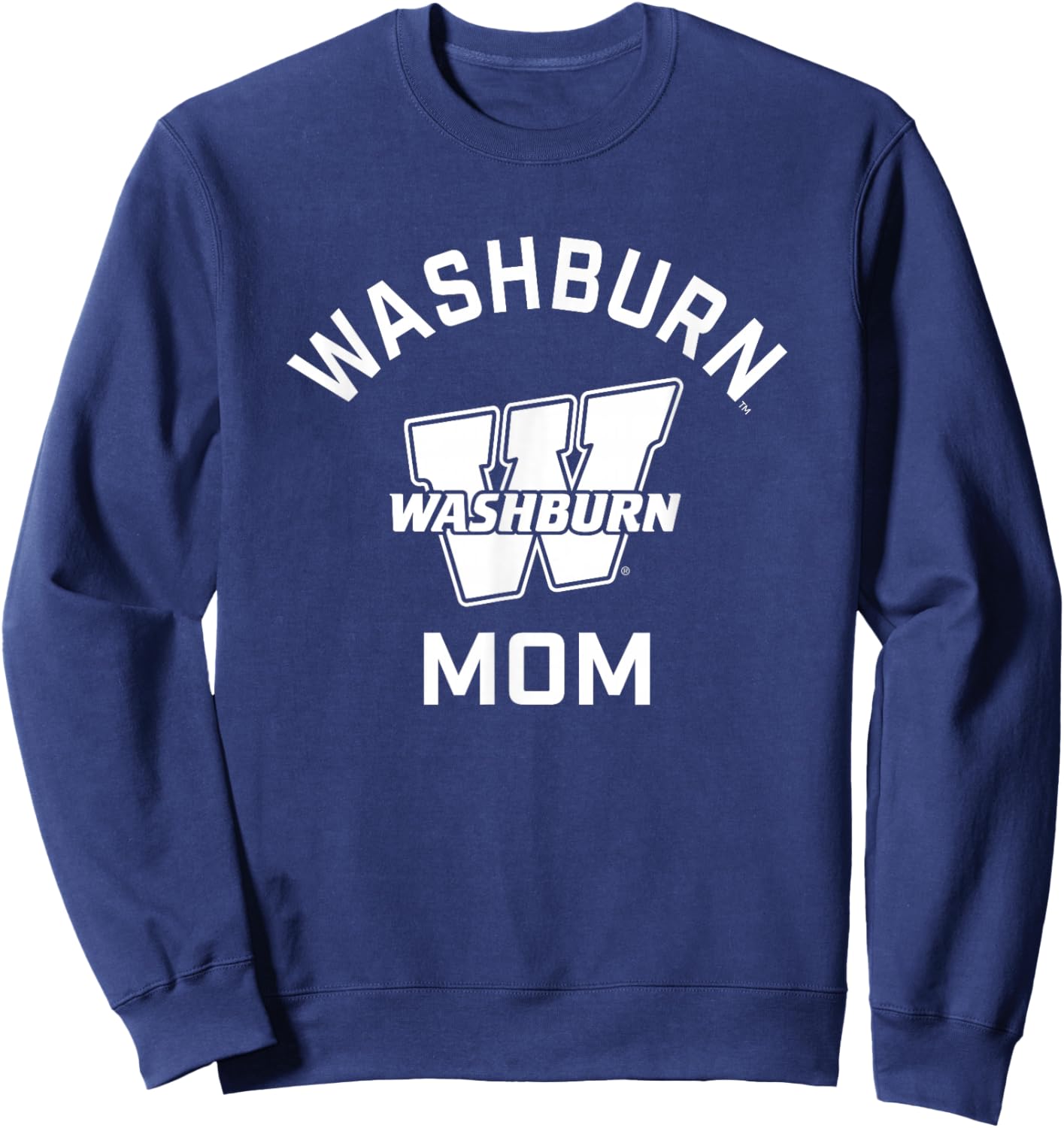 Washburn University Ichabods Arched Mom Sweatshirt - Sweatshirt | Navy