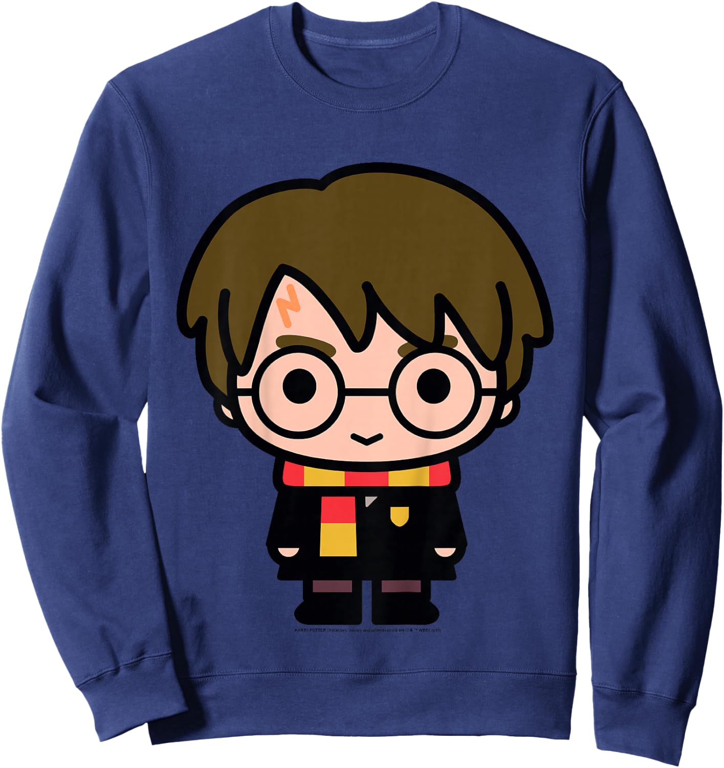Kids Harry Potter Cute Cartoon Style Portrait Sweatshirt - Sweatshirt | Navy