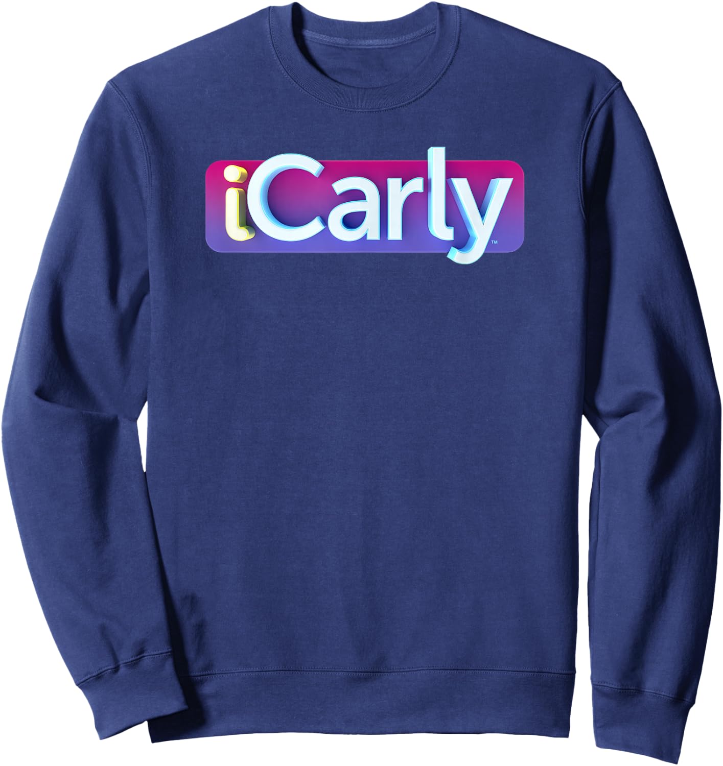 iCarly Simple Title Logo Sweatshirt - Sweatshirt | Navy