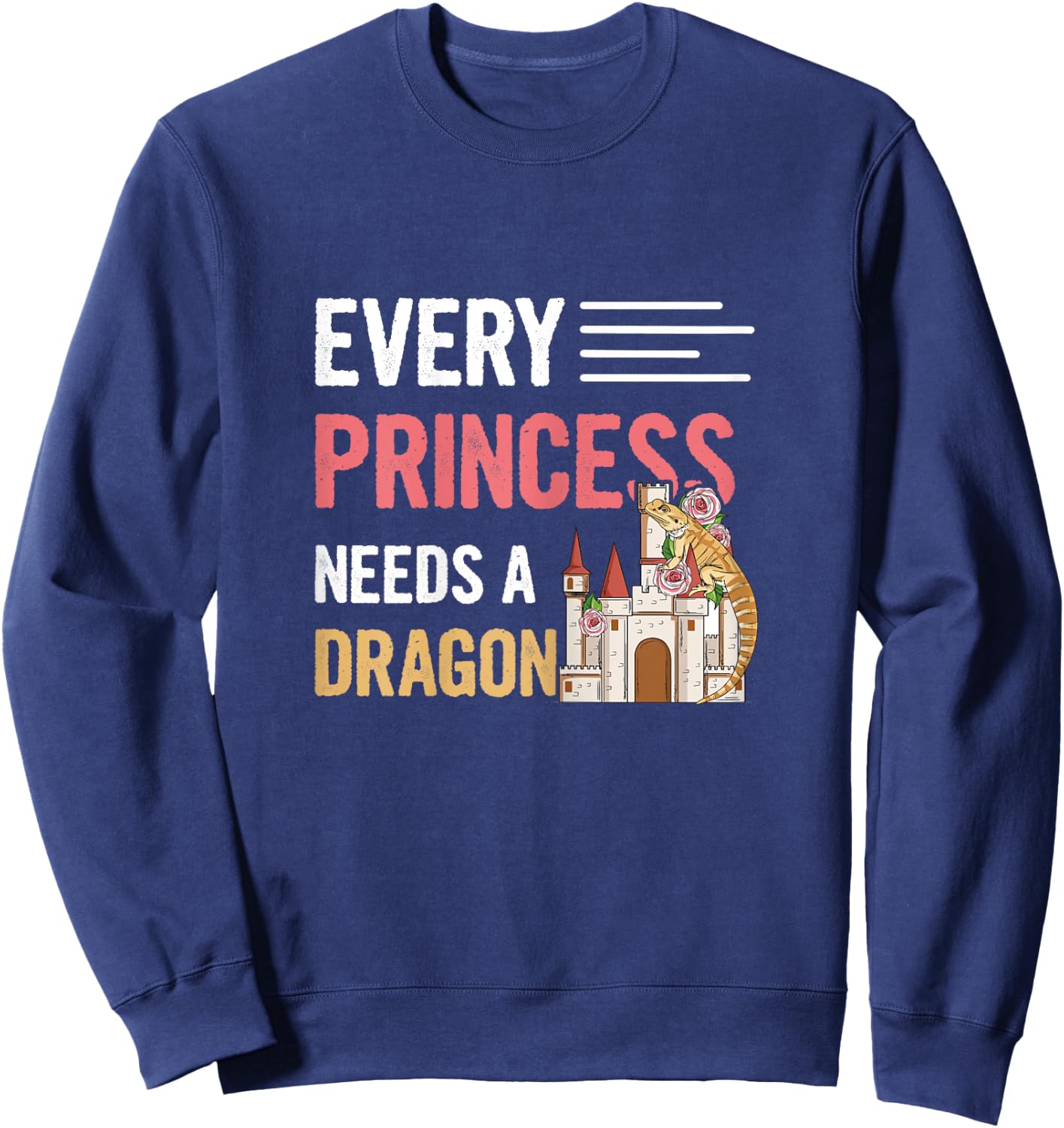 Bearded Dragon Quote for a Reptile Breeder Girl Sweatshirt - Sweatshirt | Navy