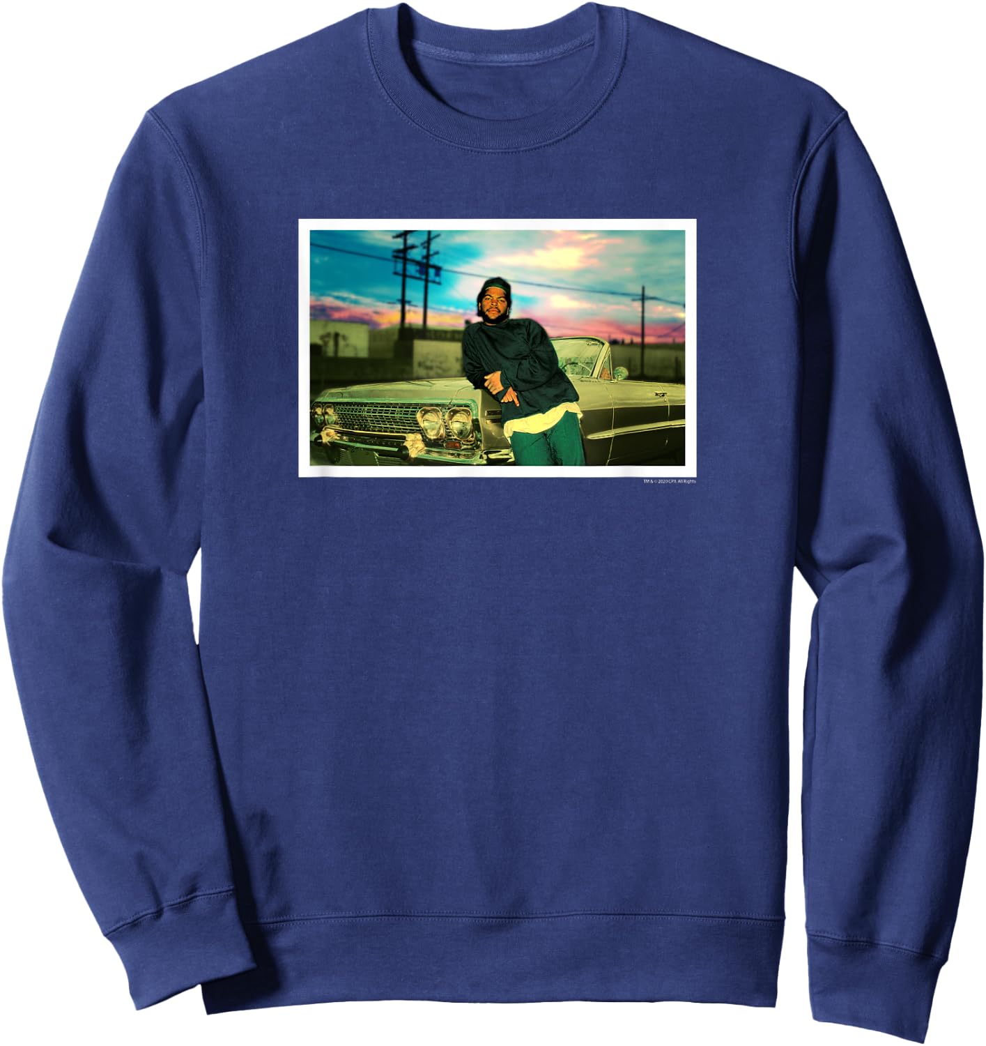 Boyz n the Hood Car at Sunset Sweatshirt - Sweatshirt | Navy