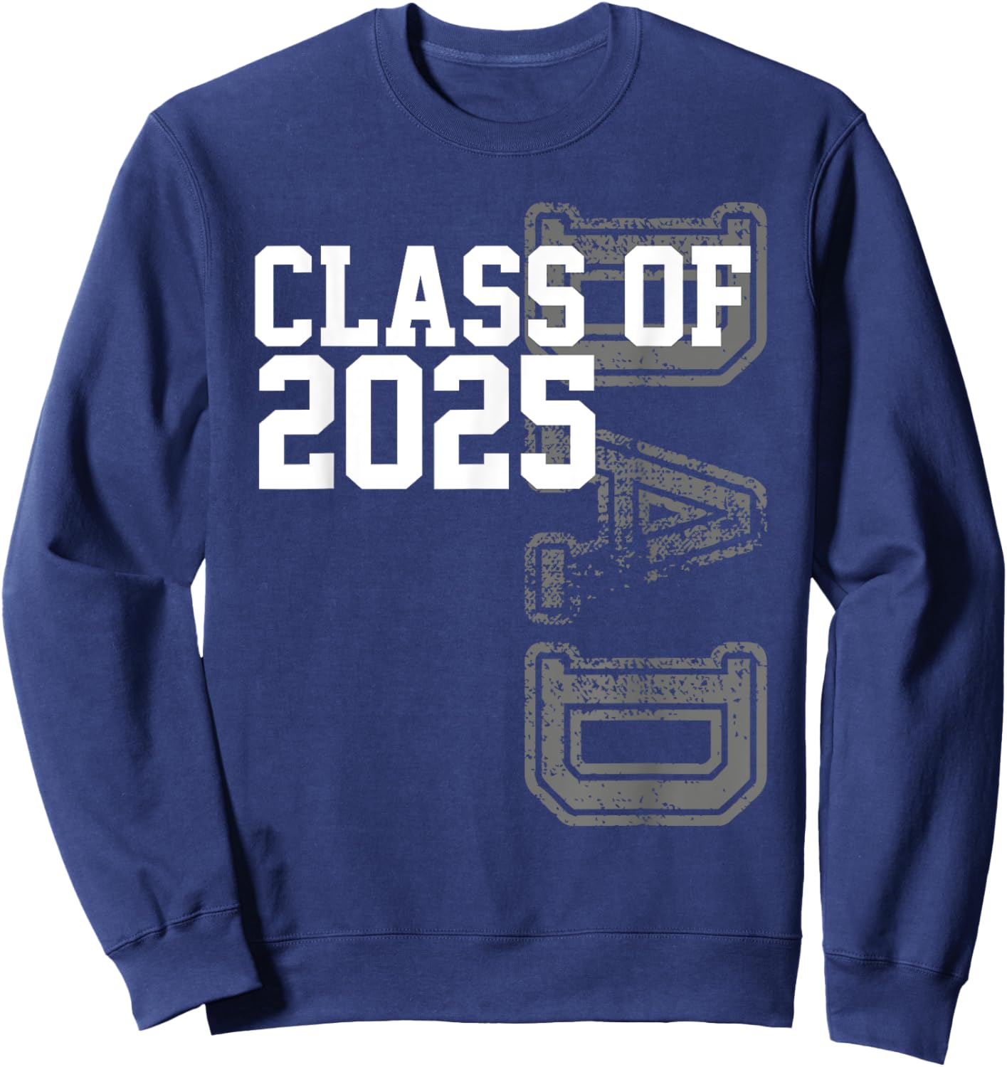 Senior 2025 Class Grad Proud Dad Class of 2025 Sweatshirt - Sweatshirt | Navy