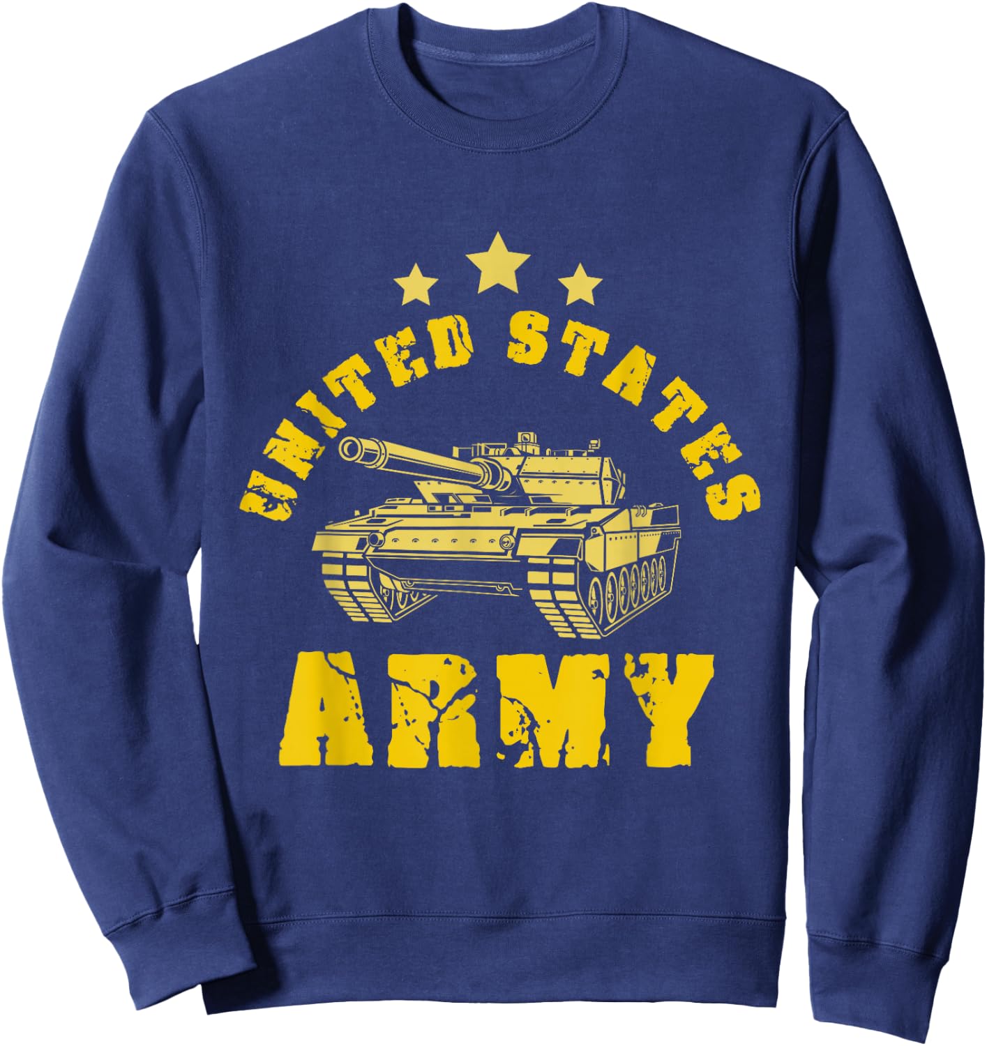 United States Army Battle Tank Battlefield Tank Military Sweatshirt - Sweatshirt | Navy