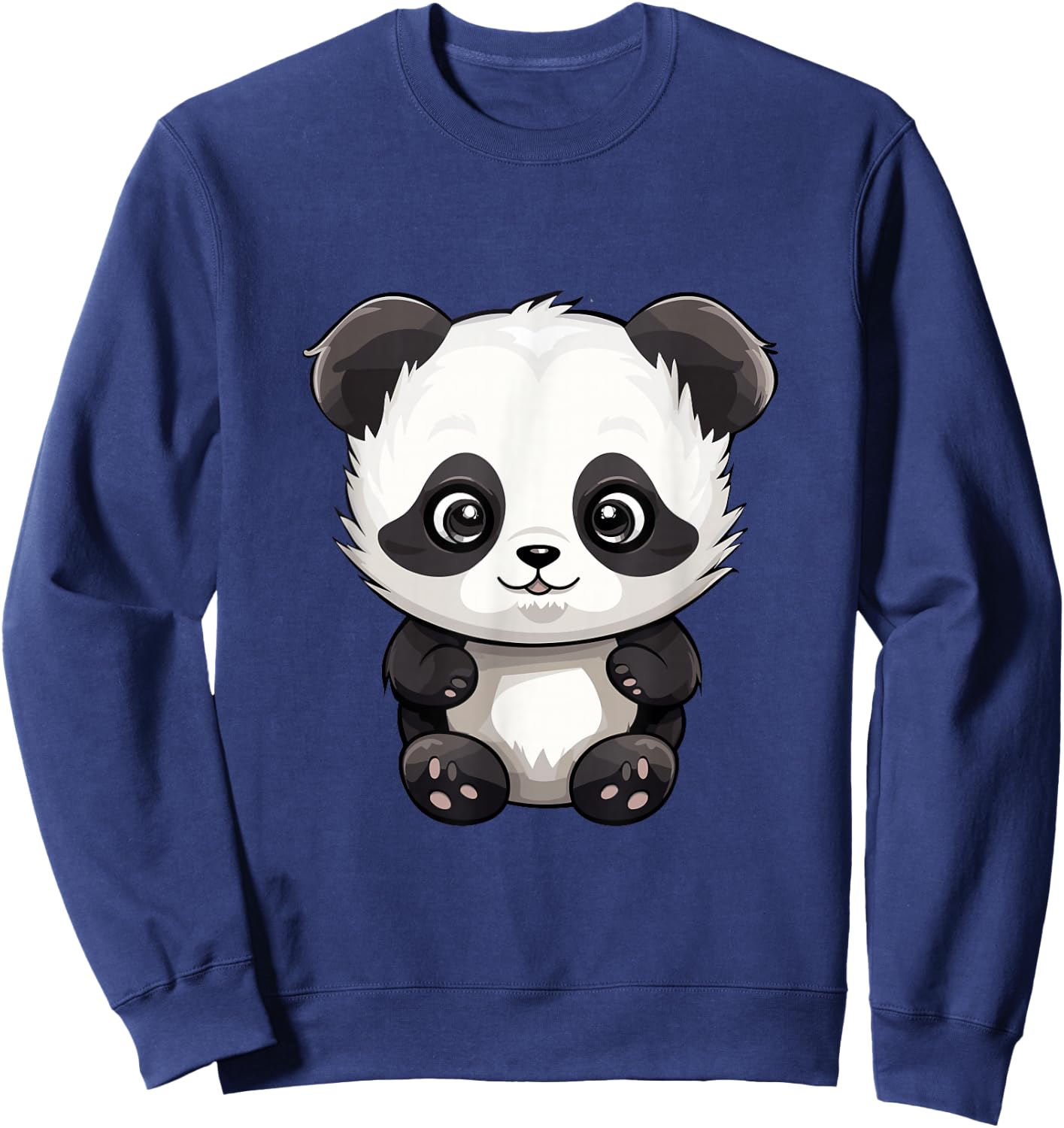 Cute Little Panda Bear Panda Lover Pandas Women Kids Sweatshirt - Sweatshirt | Navy