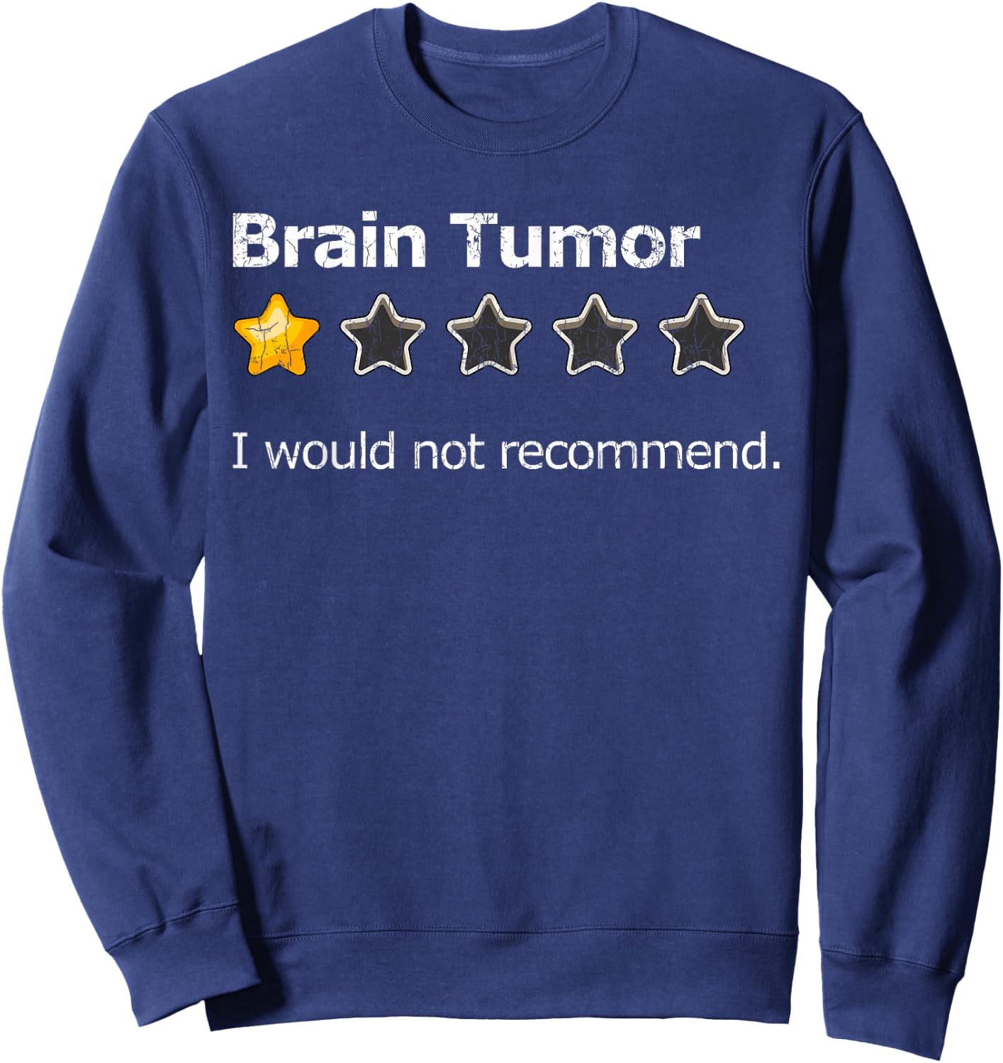 Brain Cancer Brain Cancer Sweatshirt - Sweatshirt | Navy