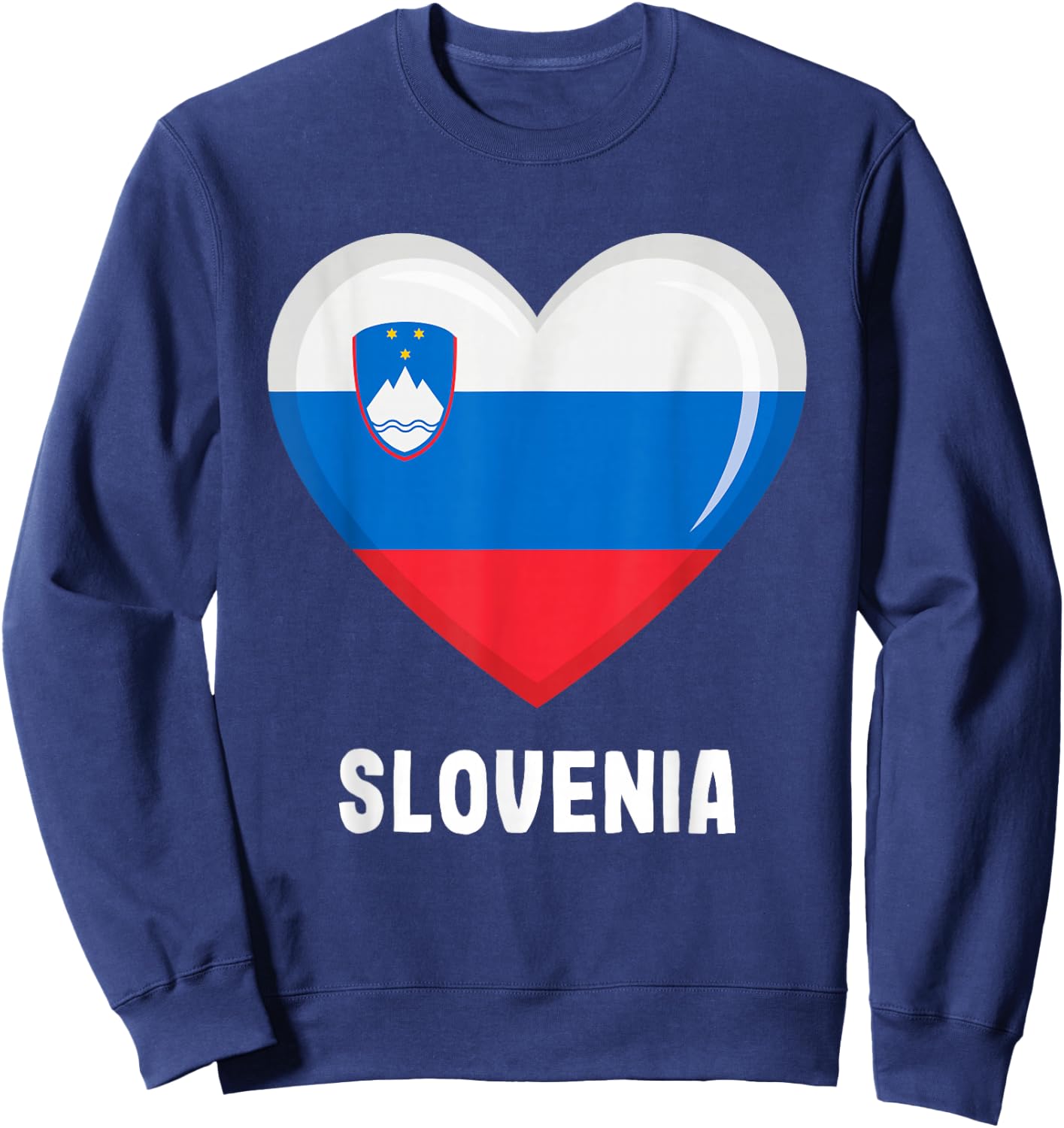 Slovenia Flag Jersey | Slovenian Sweatshirt - Sweatshirt | Navy