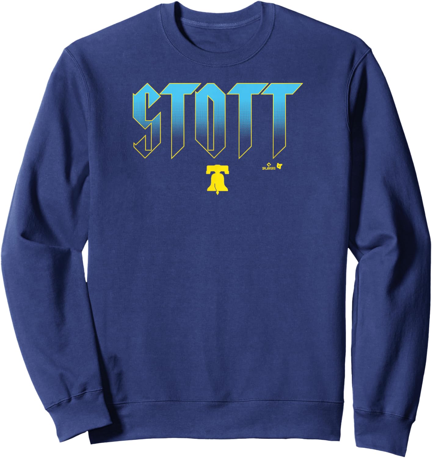 Bryson Stott: Philadelphia City Edition Text Sweatshirt - Sweatshirt | Navy