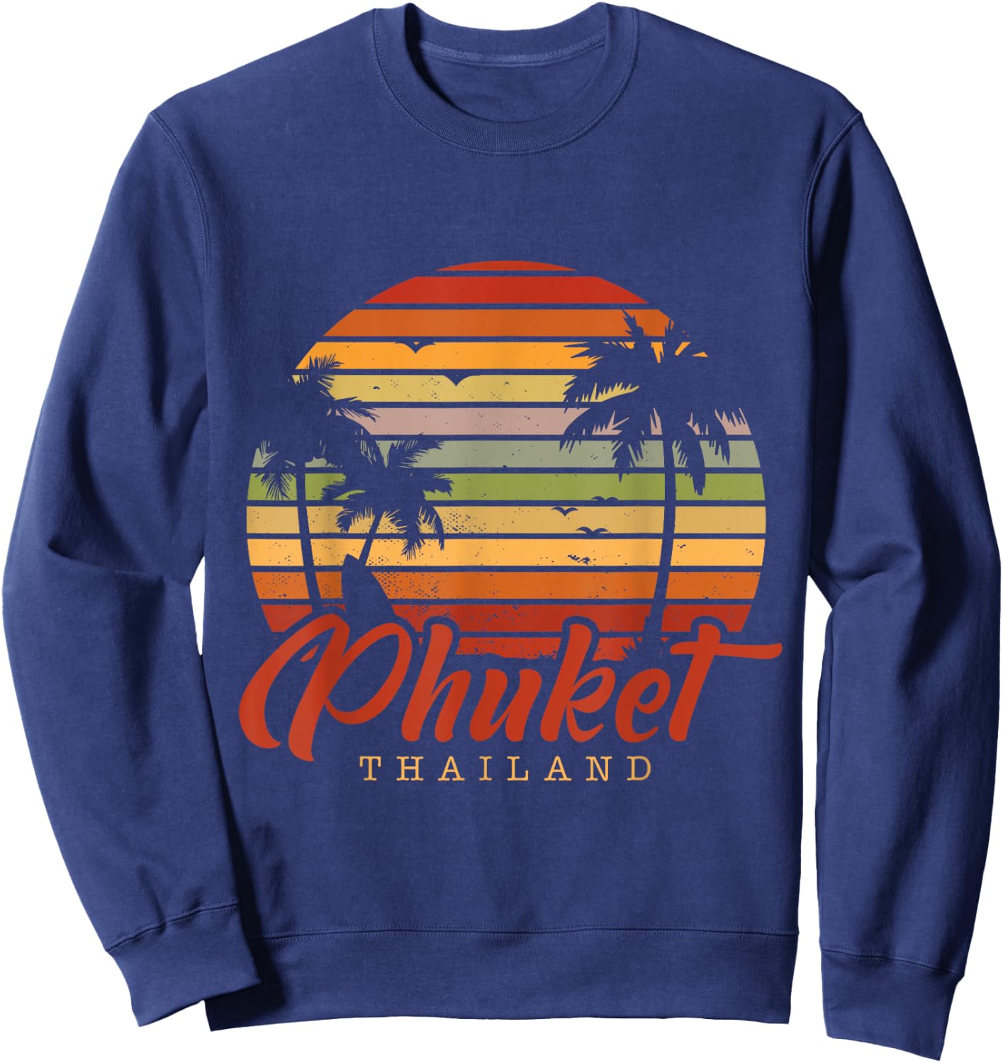 Sunset Tropics Asia Thailand Sweatshirt - Sweatshirt | Navy
