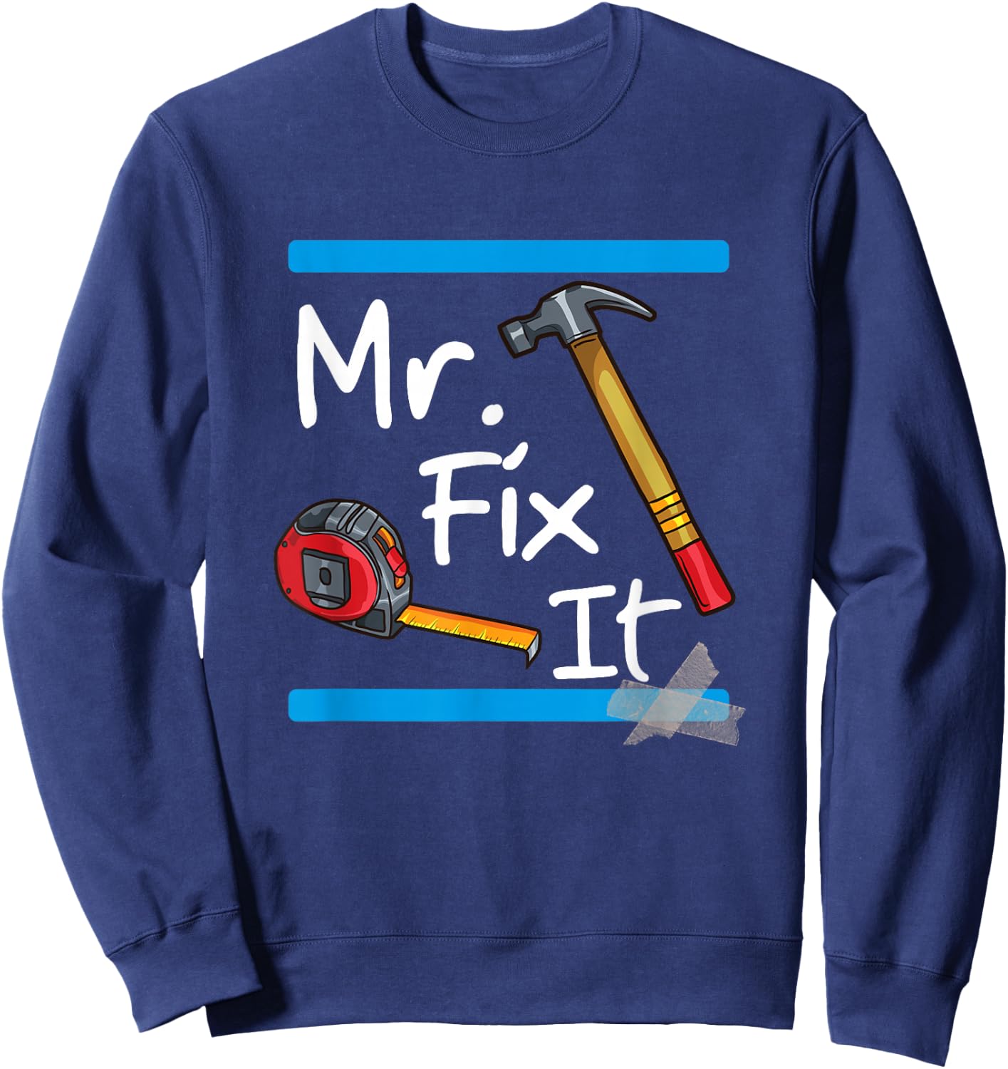 Mr. Fix It - Fixer Upper Tools Sweatshirt - Sweatshirt | Navy