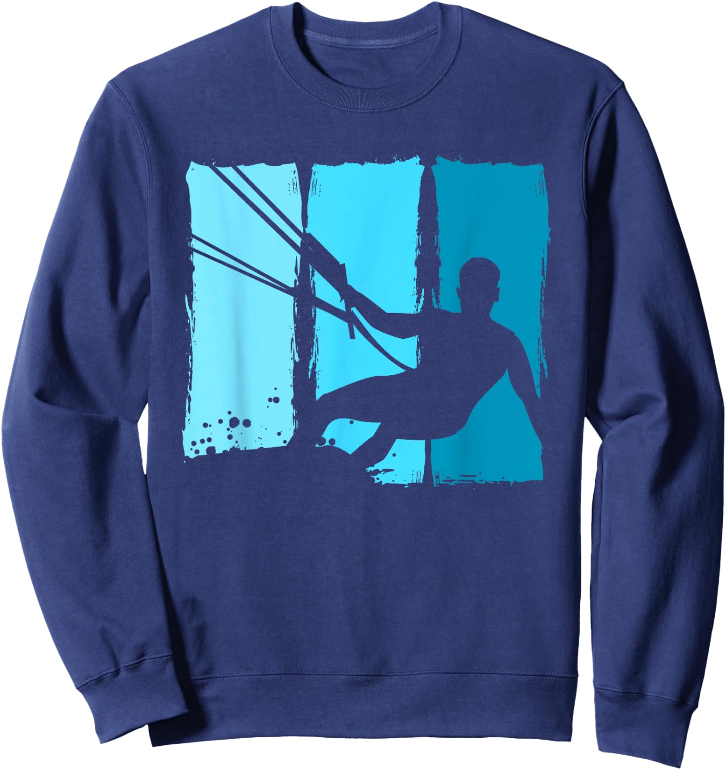 Kitesurf Board Trainer Kite Kiteboarding Kitesurfing Sweatshirt - Sweatshirt | Navy