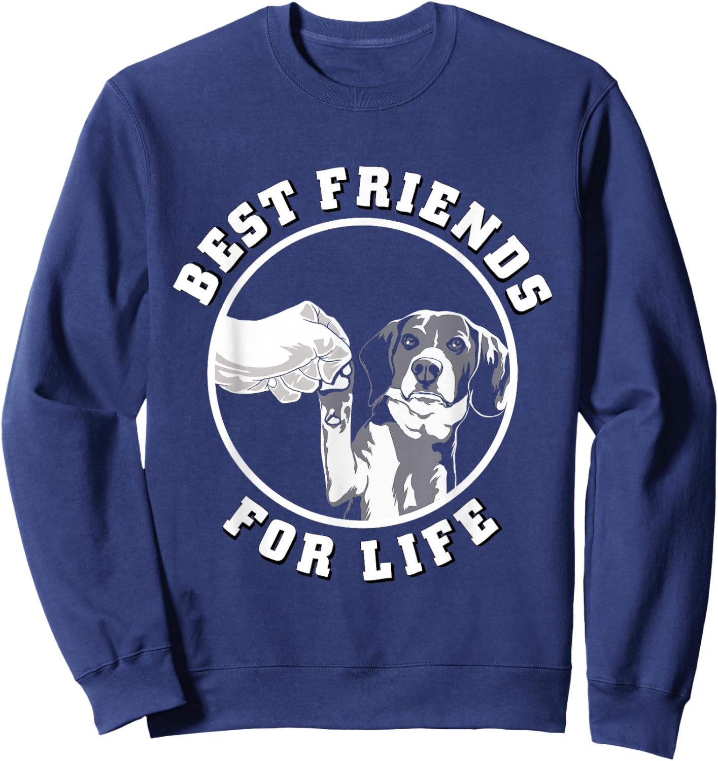 Beagle Shirt Best Friend Pet Dog Beagle Lover Beagle Mom Dad Sweatshirt - Sweatshirt | Navy