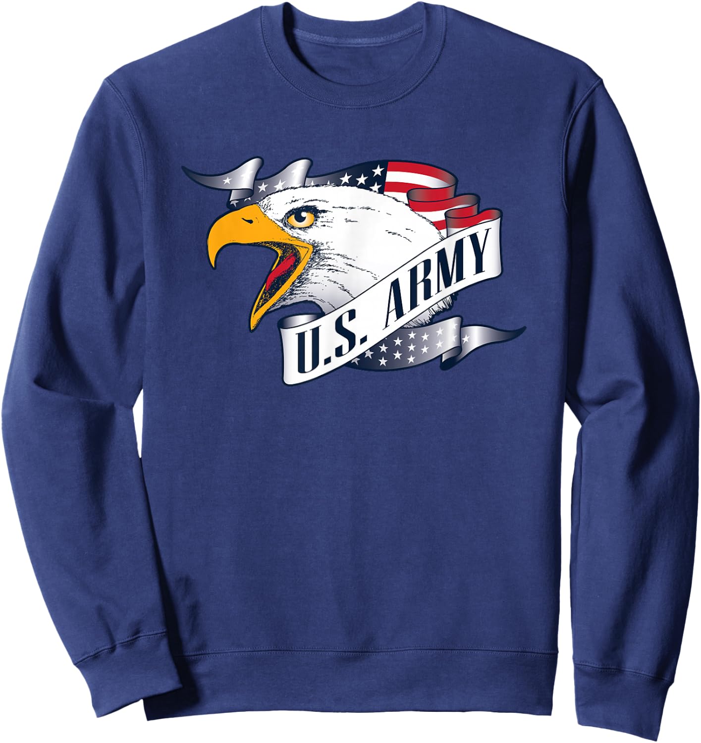 Military Army United States Eagle Green Officially Licensed Sweatshirt - Sweatshirt | Navy