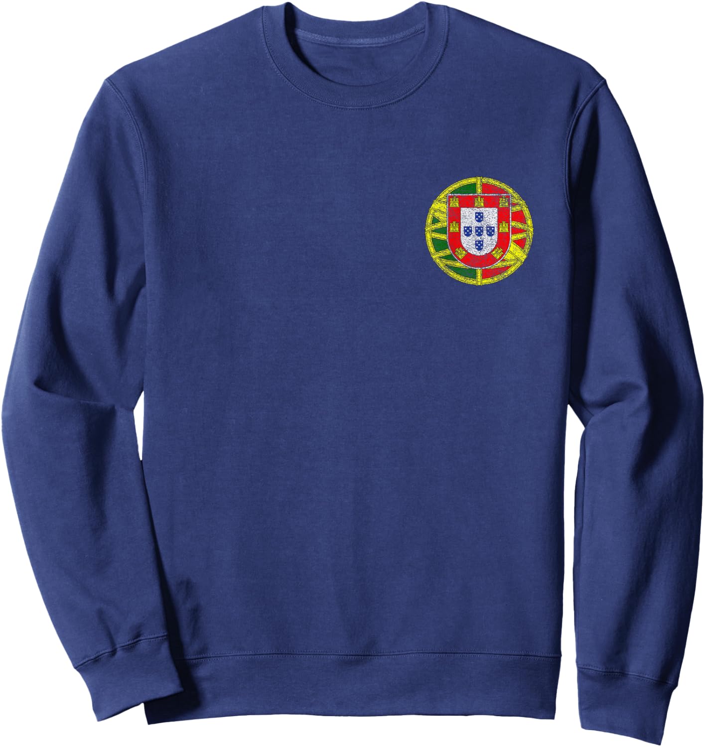 Portugal Flag Portuguese Coat of ARMS Sweatshirt - Sweatshirt | Navy