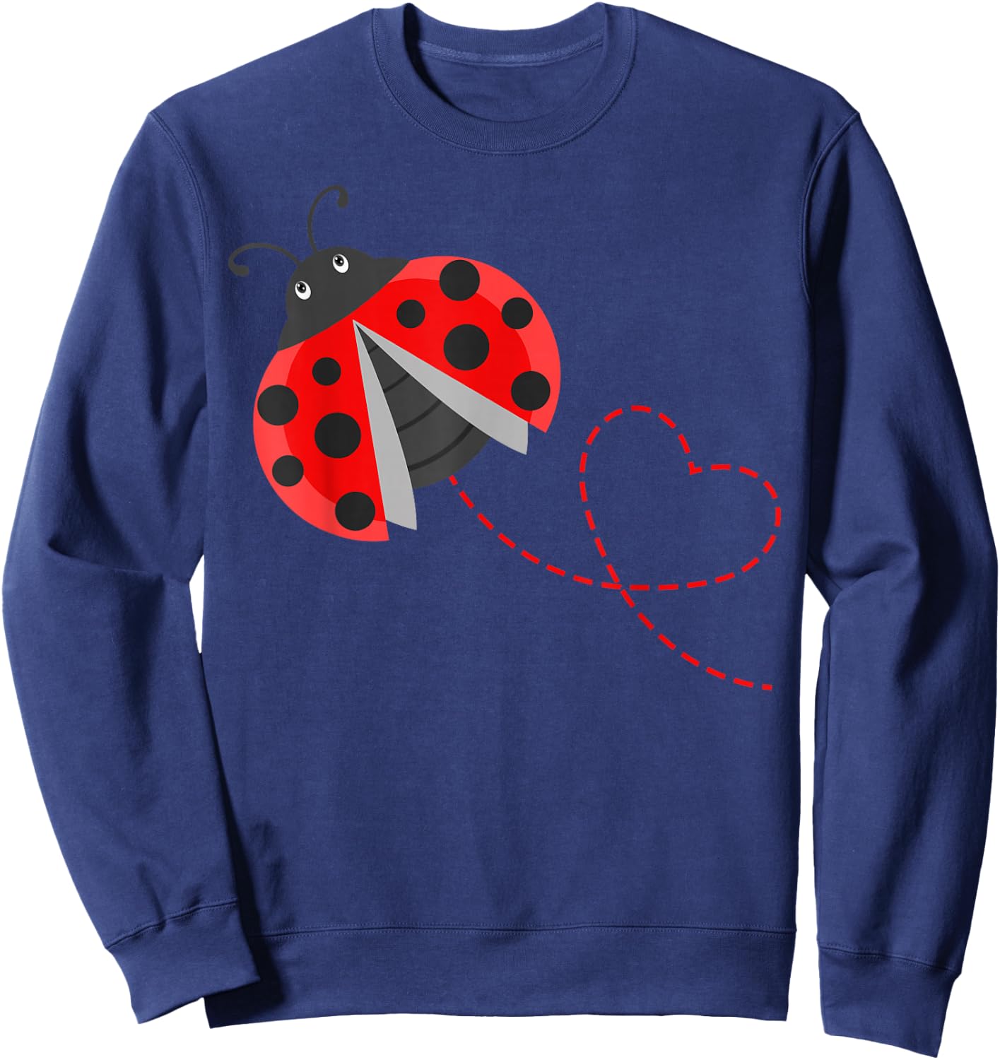 Ladybeetle Ladybugs Nature Lover Insect Fans Entomophile Sweatshirt - Sweatshirt | Navy