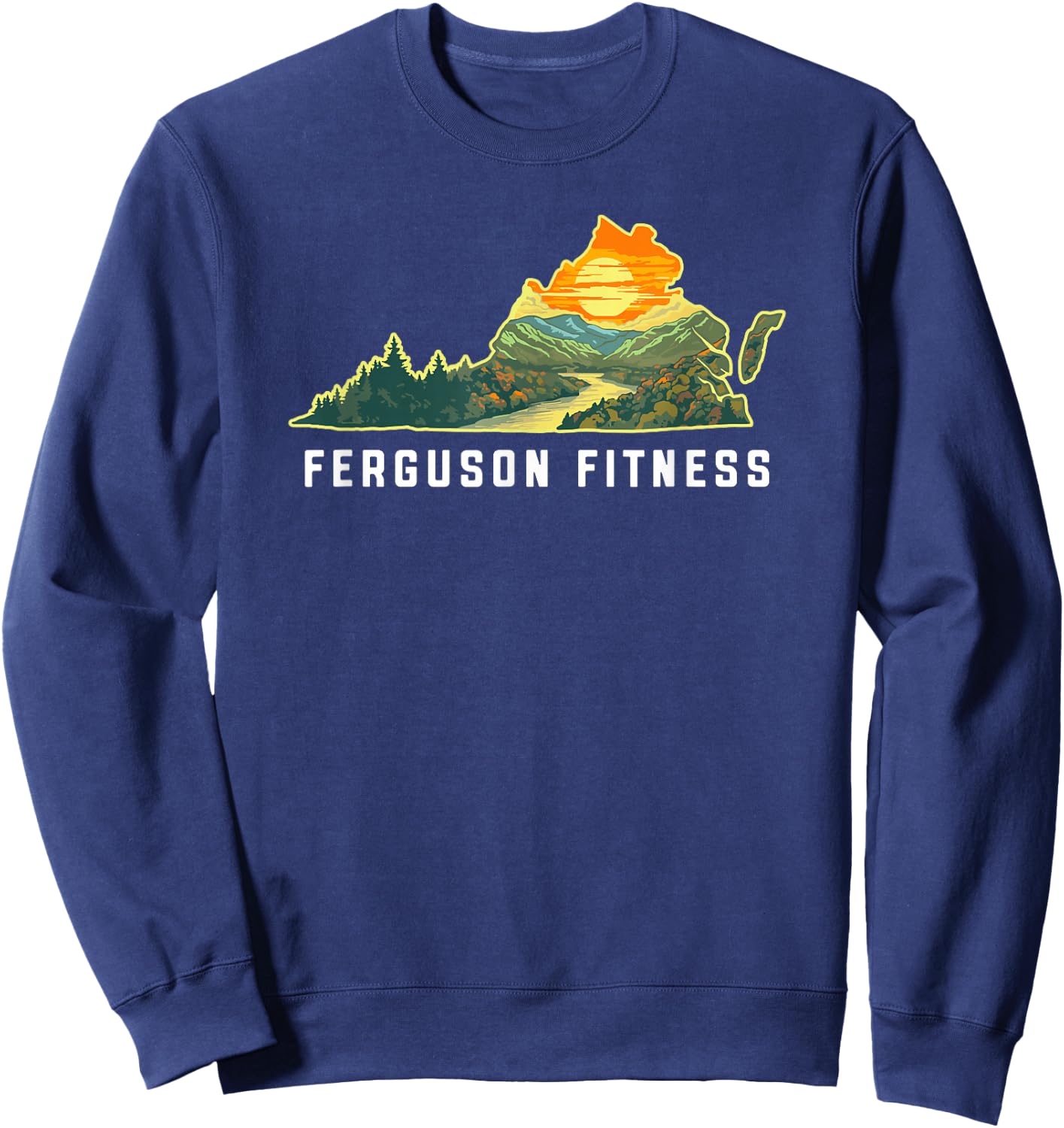 Virginia Outdoors Design - Ferguson Fitness Sweatshirt - Sweatshirt | Navy