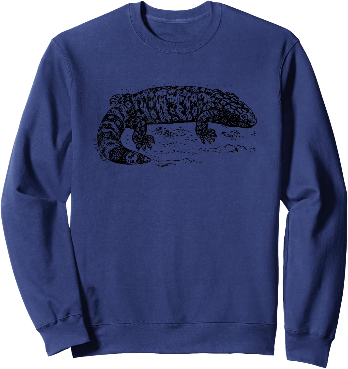 Gila Monster Lizard Sweatshirt - Sweatshirt | Navy