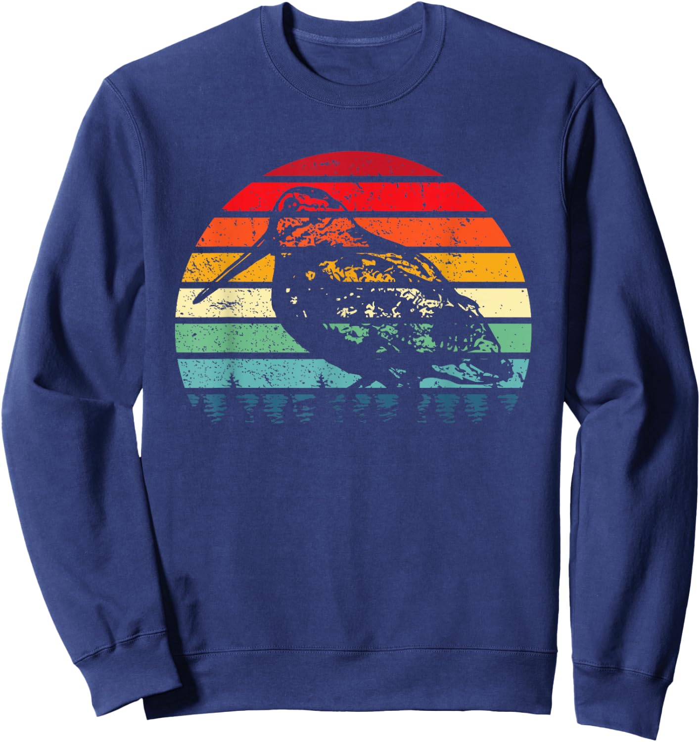 Retro Woodcock Hunter Timberdoodle Bogsucker Hokumpoke Gifts Sweatshirt - Sweatshirt | Navy