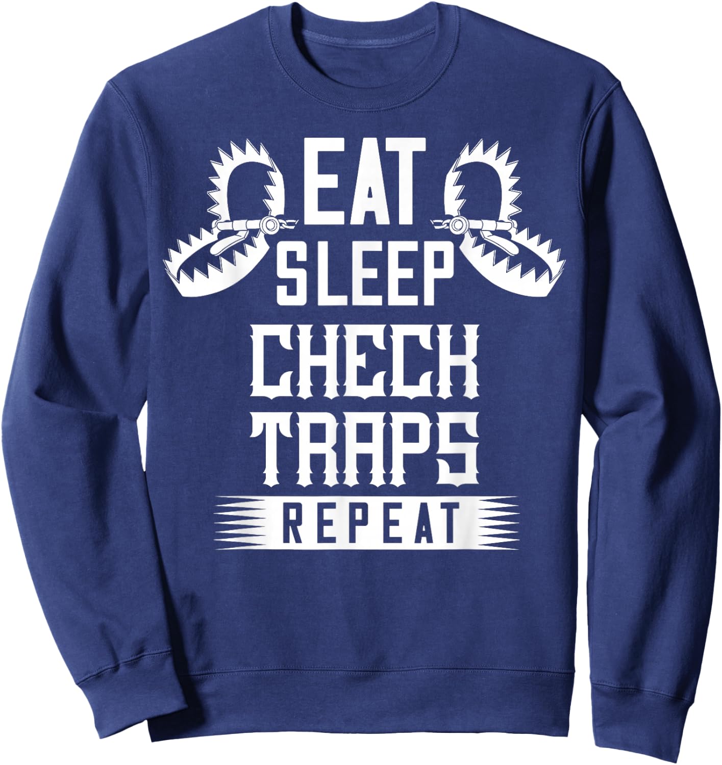 Trapper Trapping Gift Snare Trap Fur Traders Sweatshirt - Sweatshirt | Navy