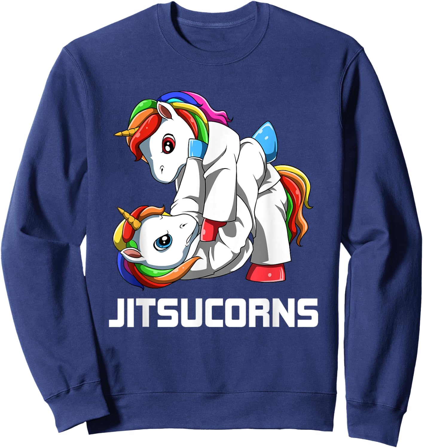 BJJ Unicorn - Brazilian Jiu-Jitsu and Grappling Gift Sweatshirt - Sweatshirt | Navy