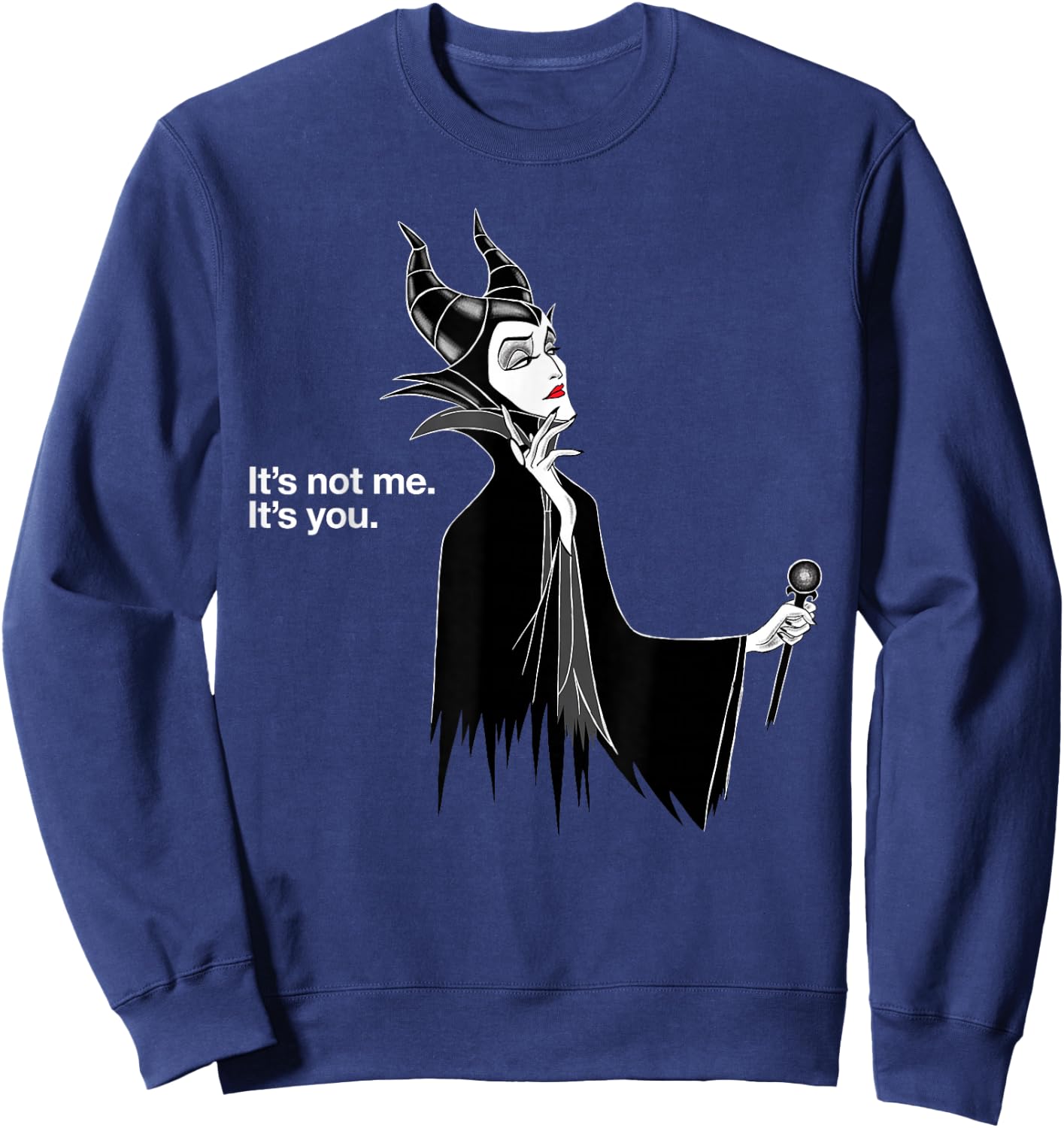 Disney Villains Maleficent It's Not Me It's You Sweatshirt - Sweatshirt | Navy