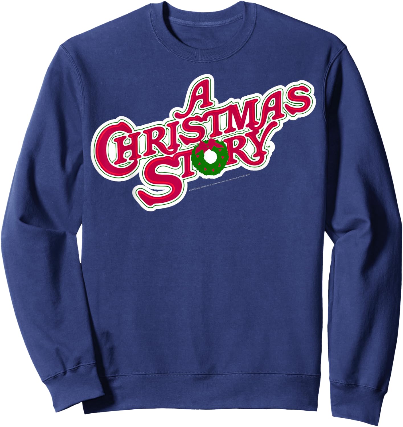 A Christmas Story Classic Logo Sweatshirt - Sweatshirt | Navy