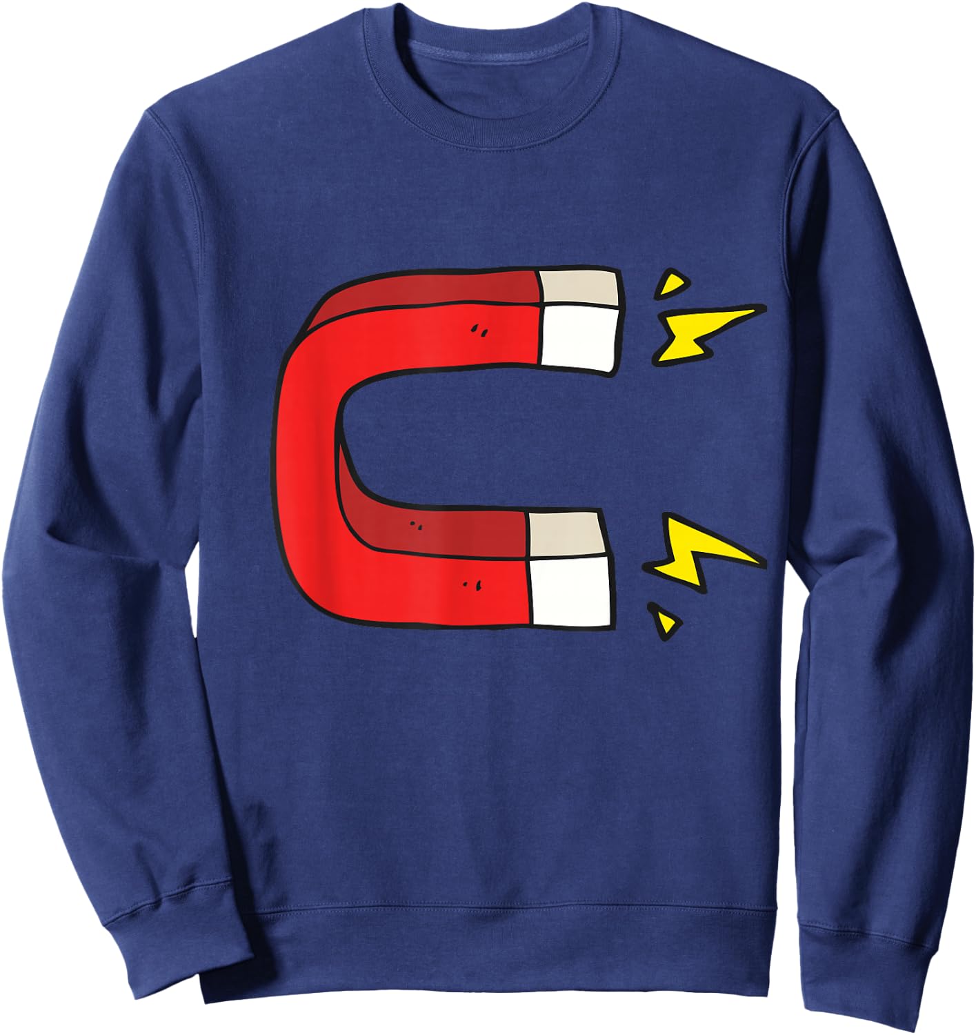 Chick Magnet Funny Adult Couple Halloween Costume Women Men Sweatshirt - Sweatshirt | Navy