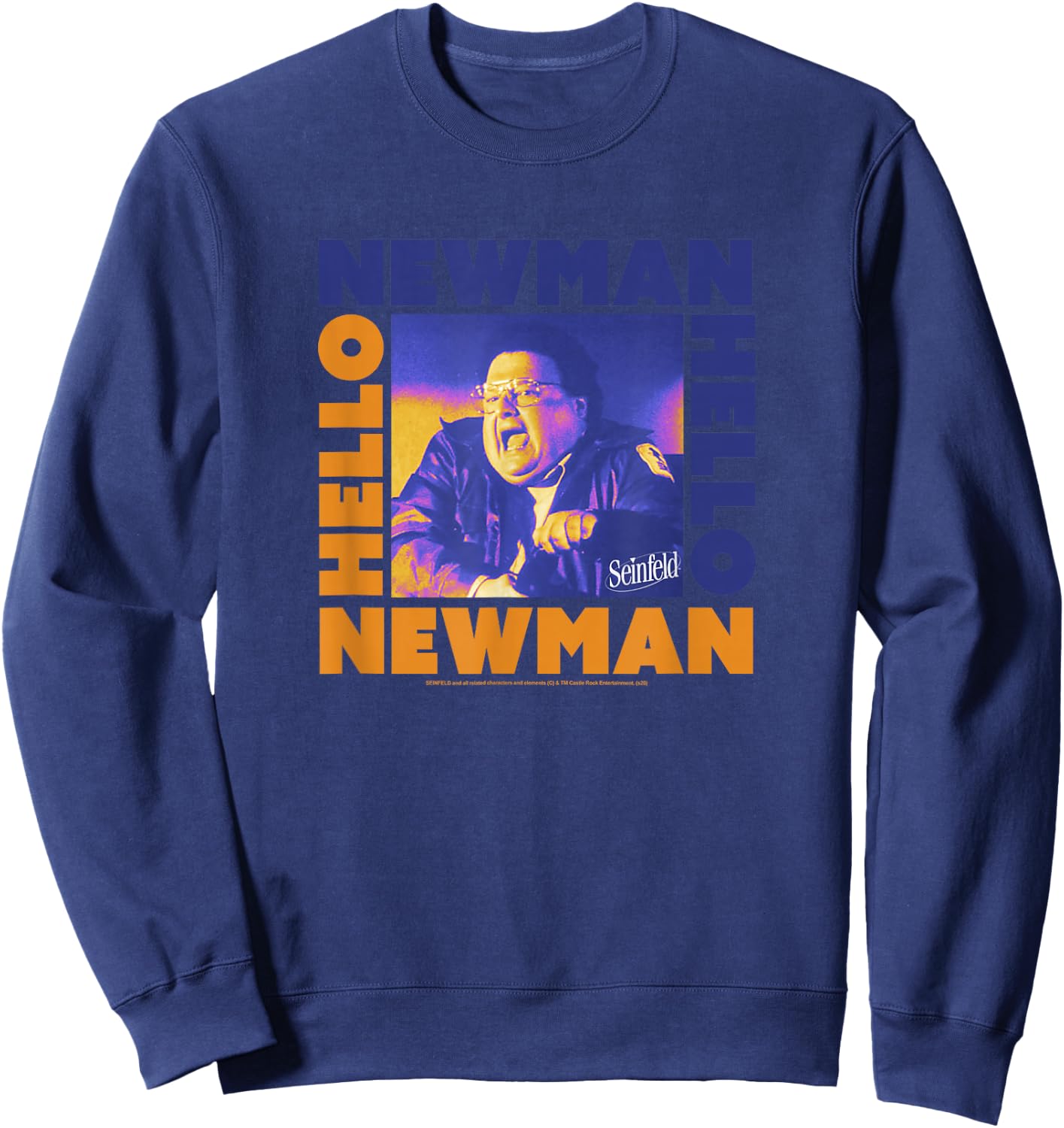 Seinfeld Newman Hello Newman Box Up Sweatshirt - Sweatshirt | Navy