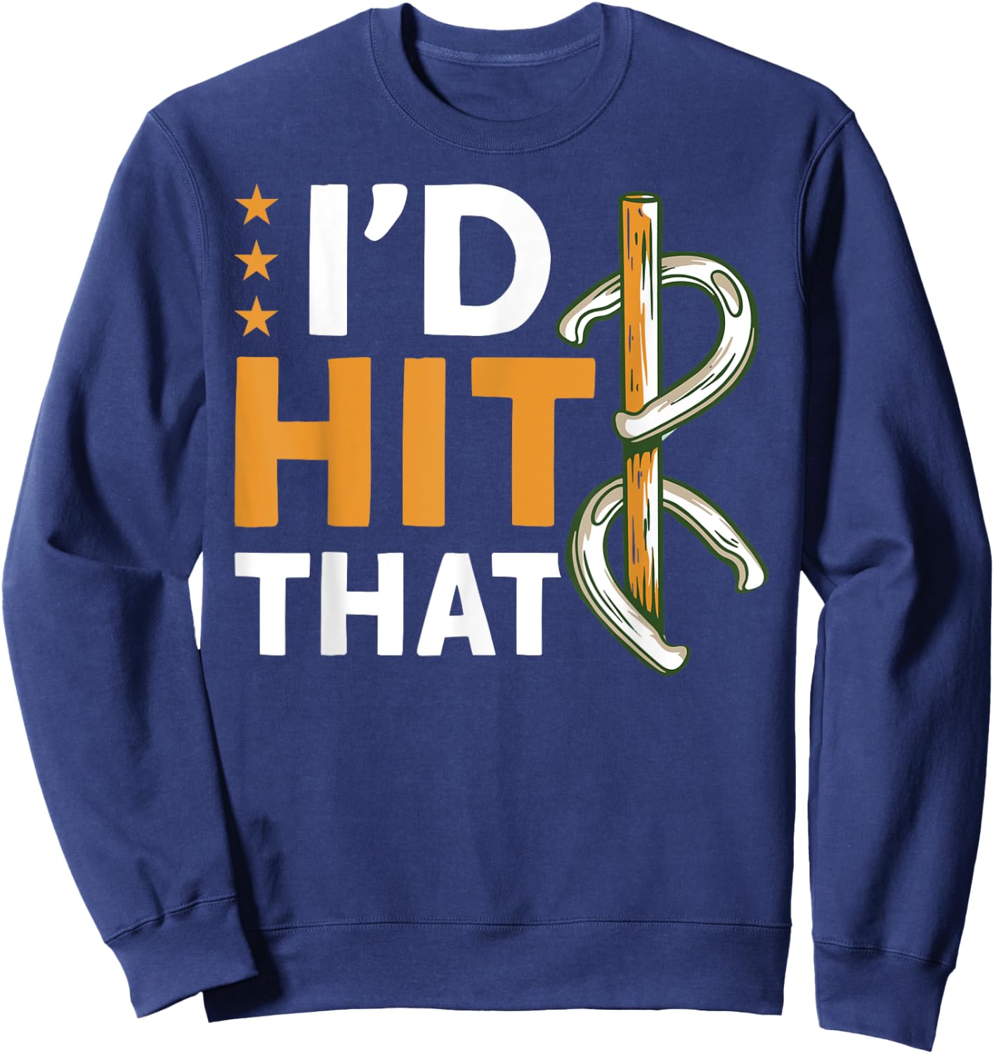 Horseshoe pitching i'd hit that horseshoe throwing game Sweatshirt - Sweatshirt | Navy