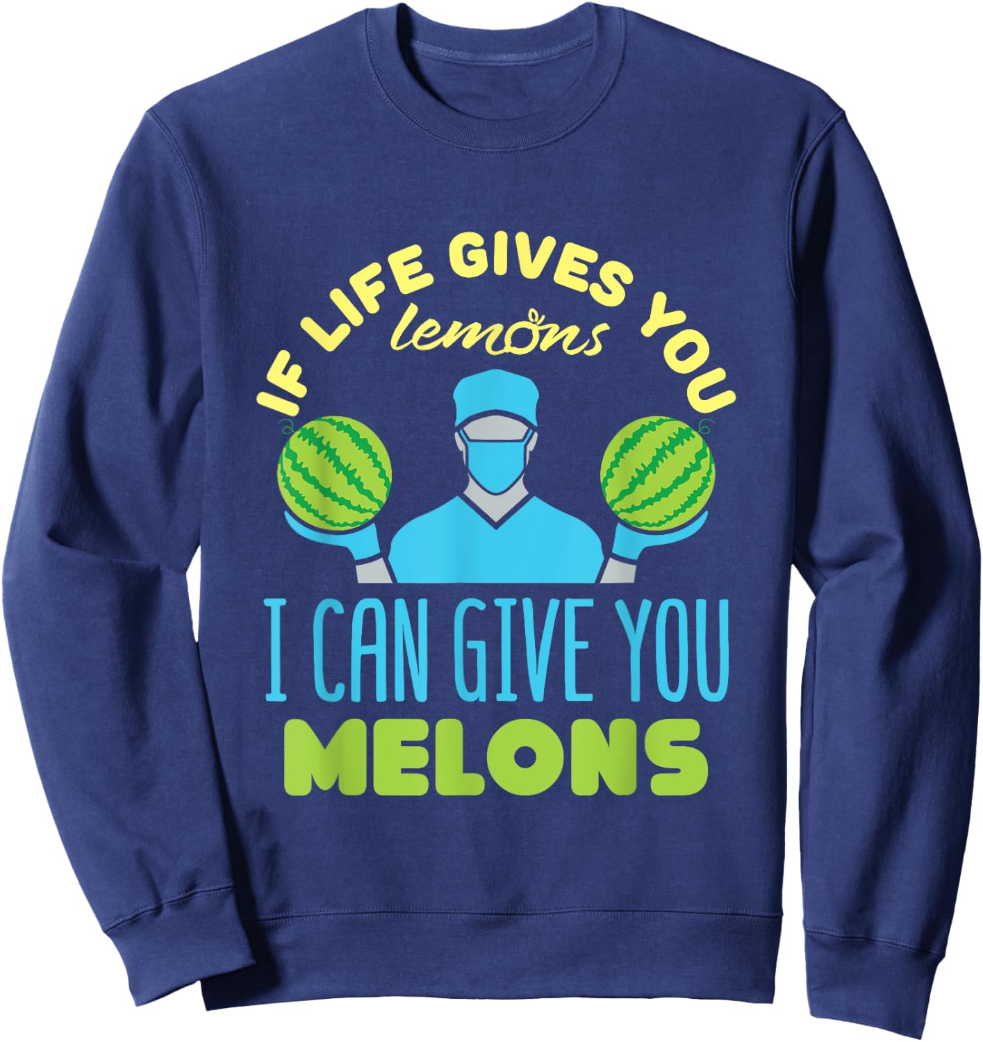 Plastic Surgeon Funny Surgery Doctor Joke Sweatshirt - Sweatshirt | Navy