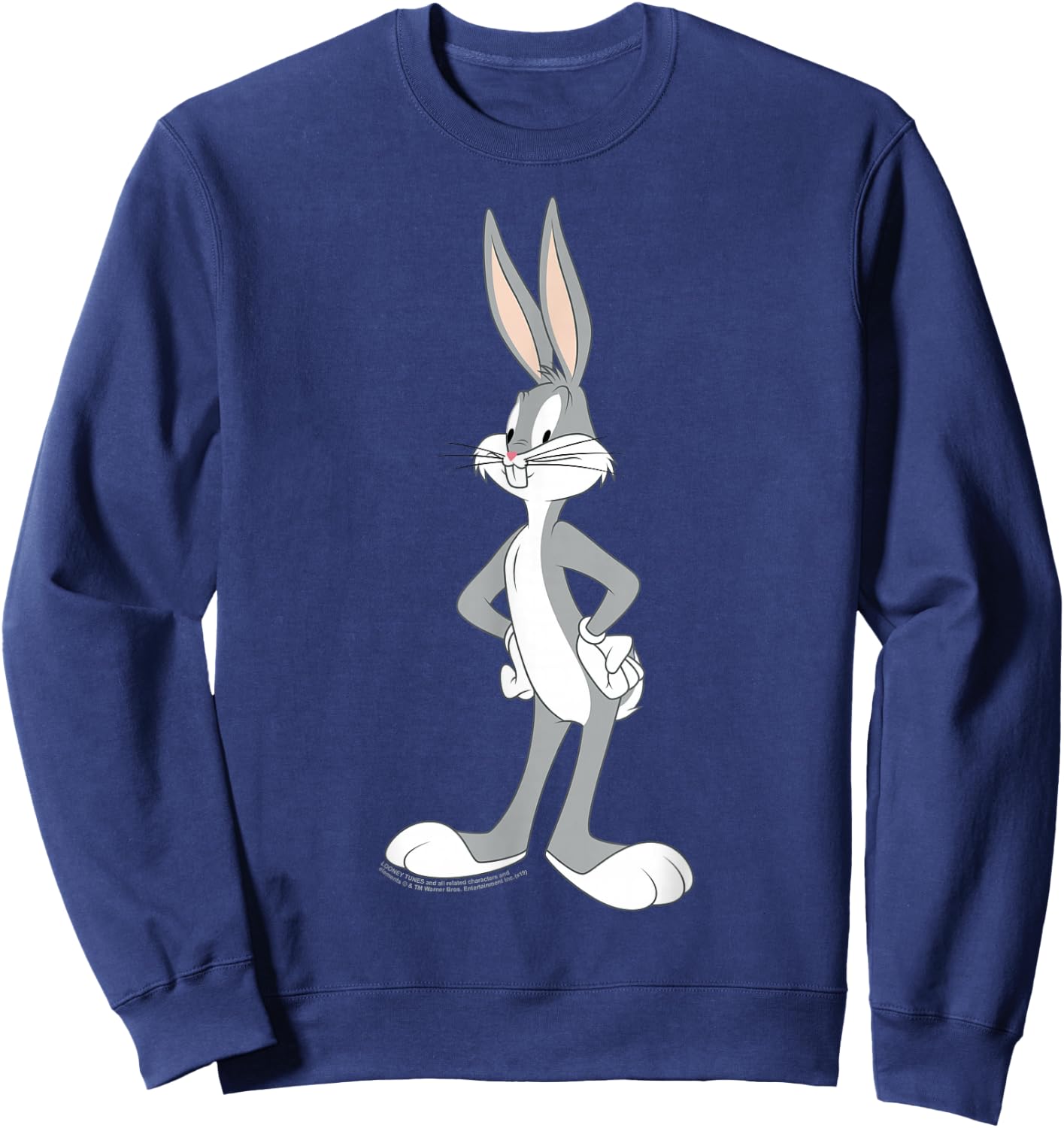 Looney Tunes Bugs Bunny Stance Portrait Sweatshirt - Sweatshirt | Navy