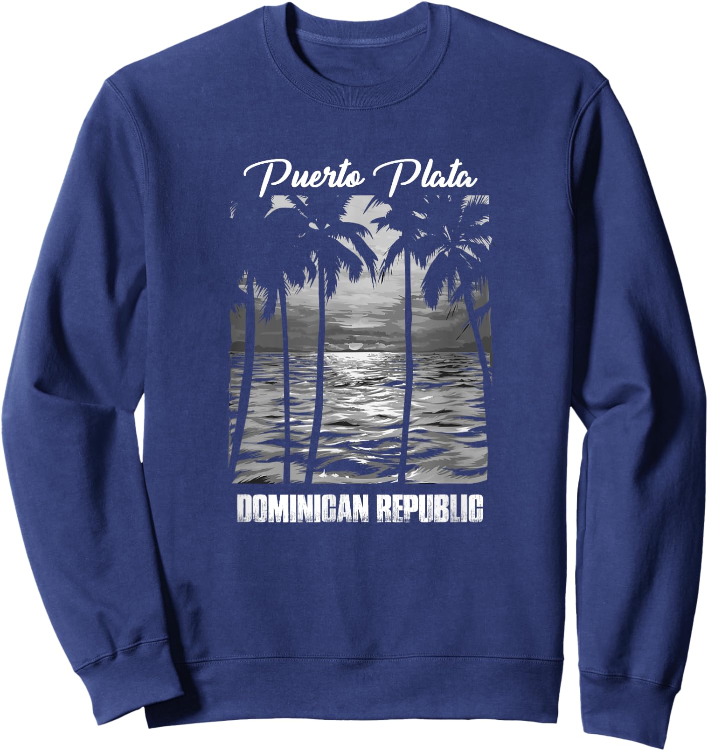 Puerto Plata Souvenir - Dominican Republic Reminder Sweatshirt - Sweatshirt | Navy