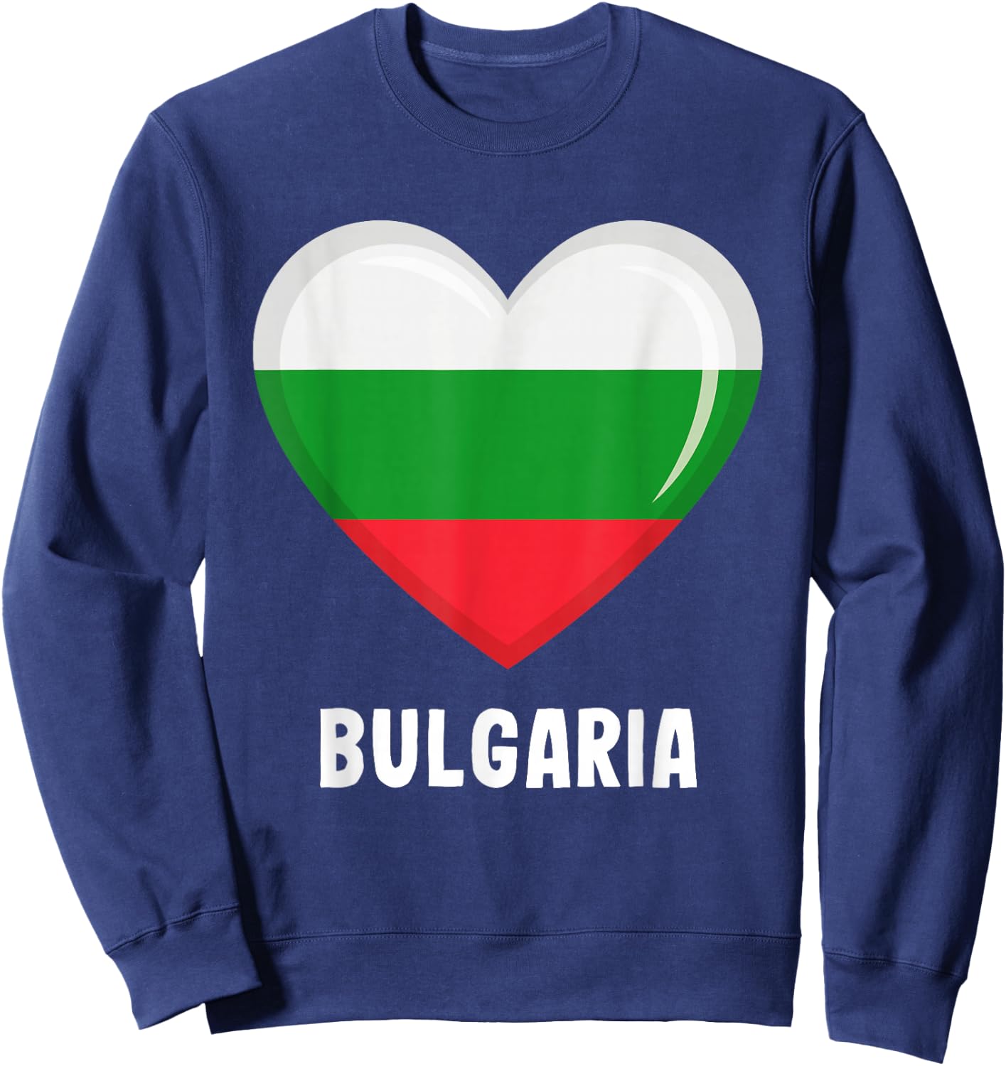 Bulgaria Flag Jersey | Bulgarian Sweatshirt - Sweatshirt | Navy