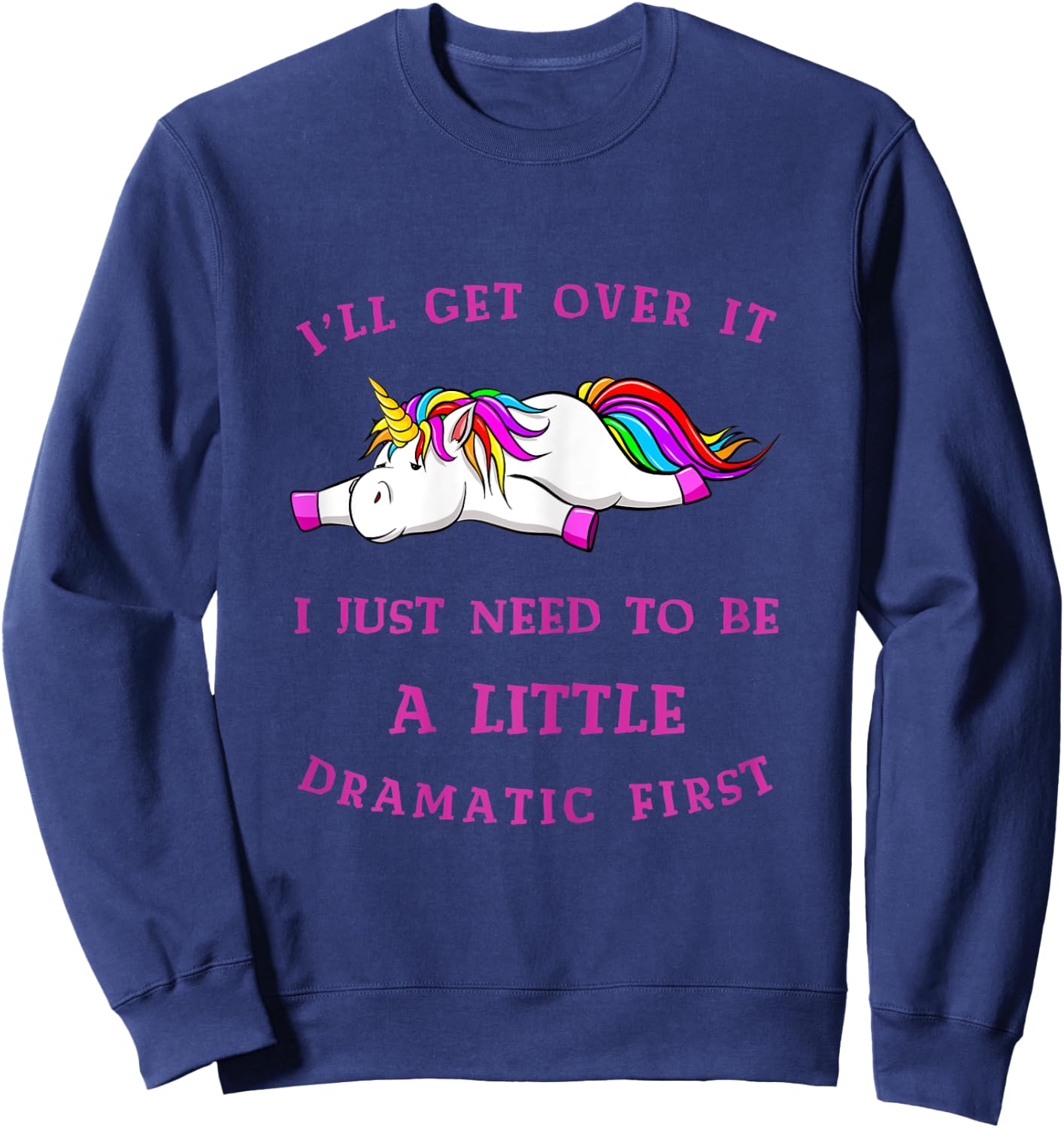 Unicorn Drama Sweatshirt - Sweatshirt | Navy