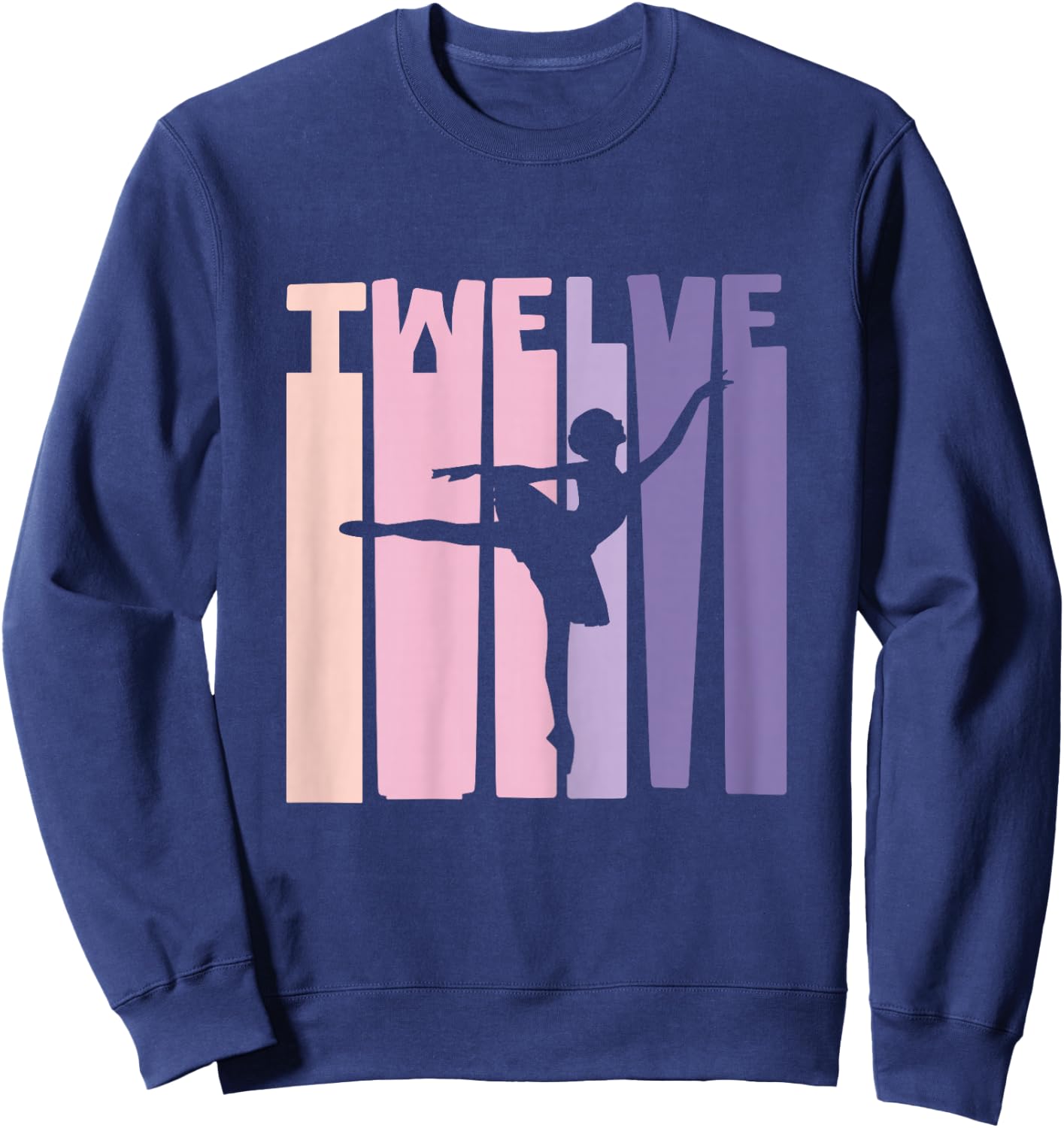 12th Birthday Gift Ballet Dancer 12 Years Ballerina Sweatshirt - Sweatshirt | Navy