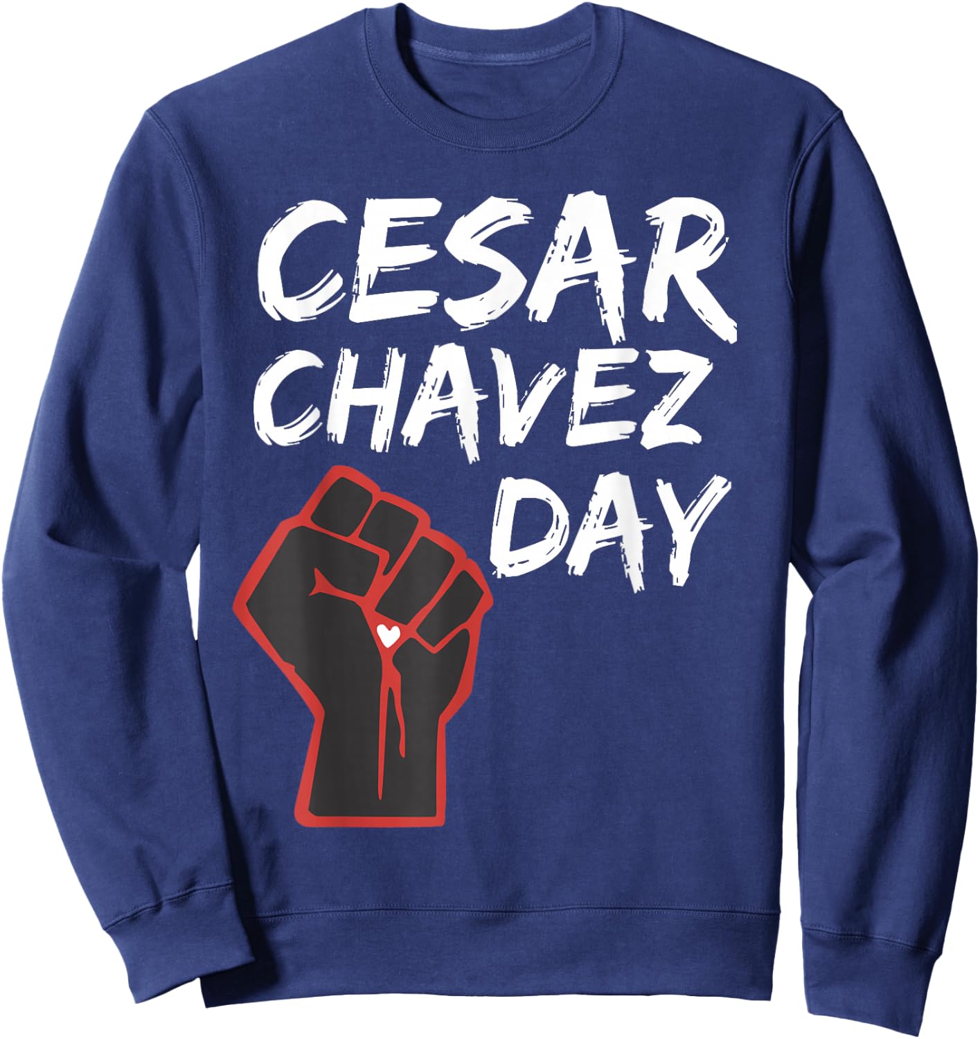 Cesar Chavez Day Si Se Puede March Holiday Mexico Mexico Sweatshirt - Sweatshirt | Navy