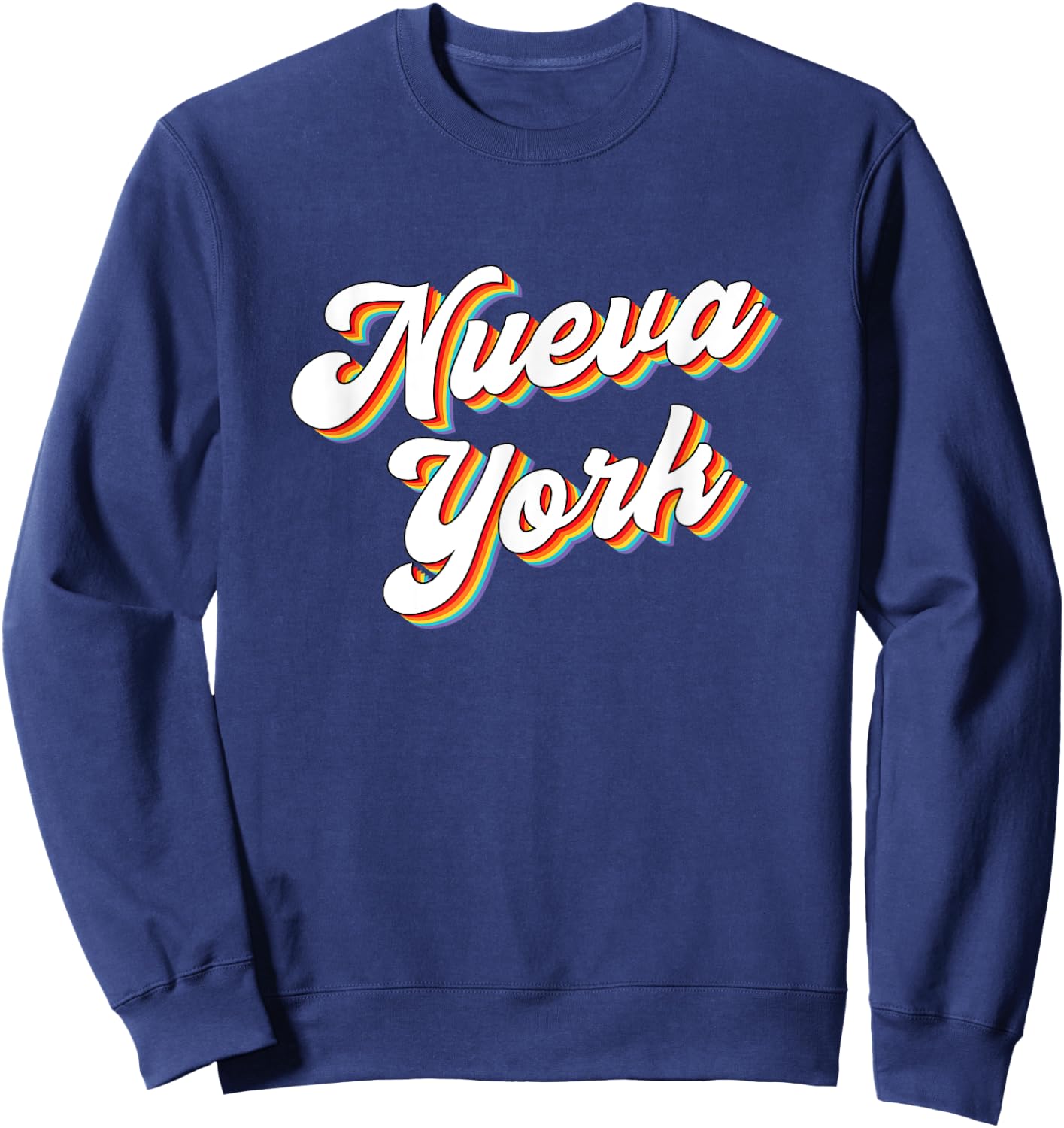Nueva York New York City Spanish Retro Vintage Sweatshirt - Sweatshirt | Navy