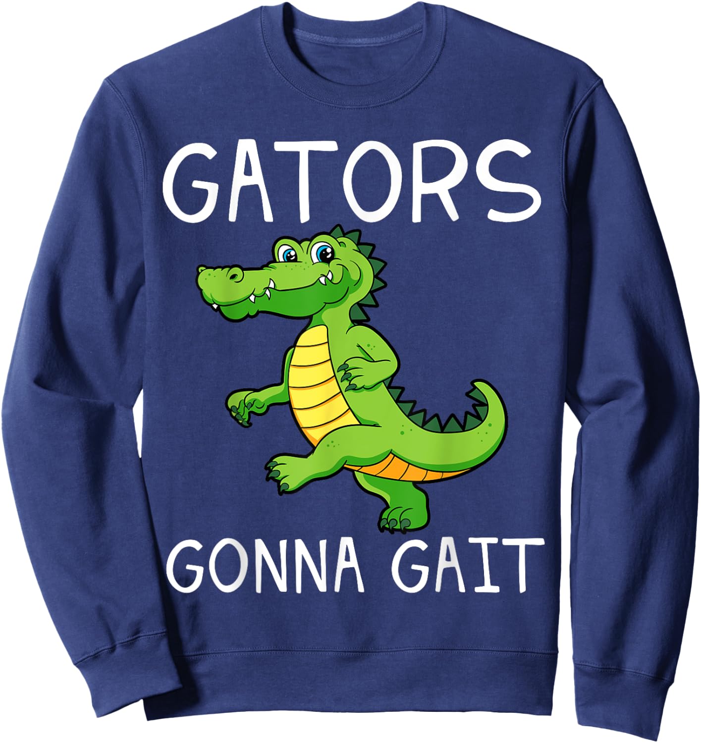 Physical Therapy Physiotherapy Therapist Alligator Gait Gift Sweatshirt - Sweatshirt | Navy