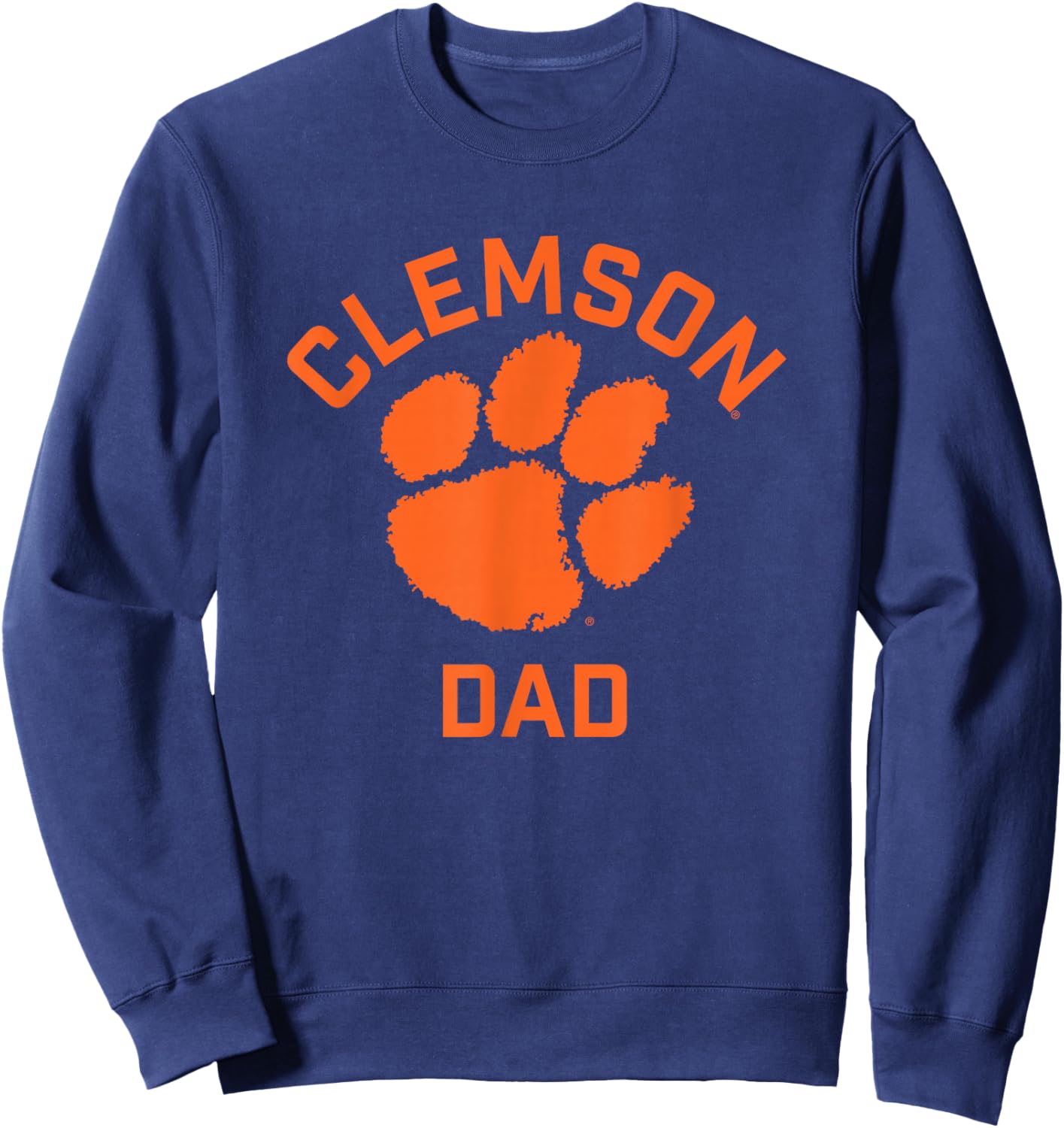 Clemson University Tigers Arched Dad Sweatshirt - Sweatshirt | Navy
