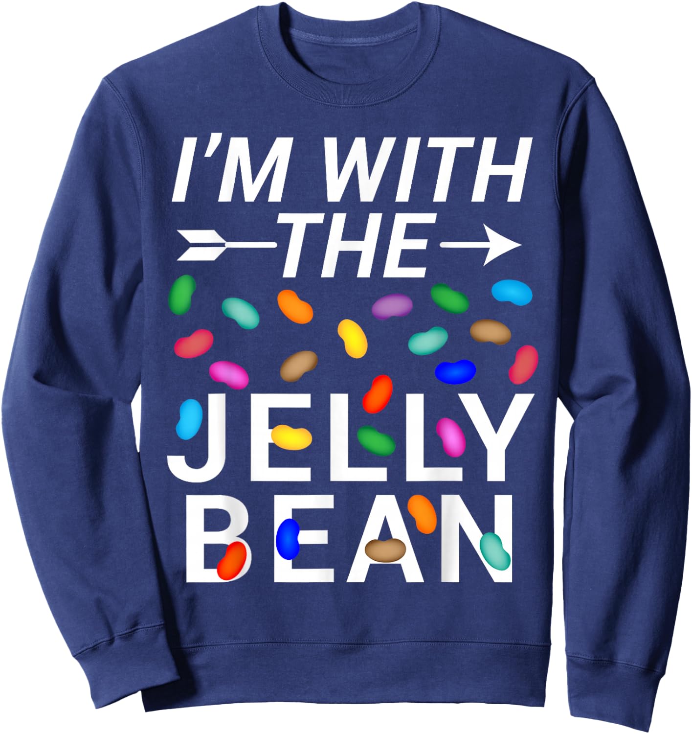 I'm with The Jelly Bean Sweatshirt - Sweatshirt | Navy