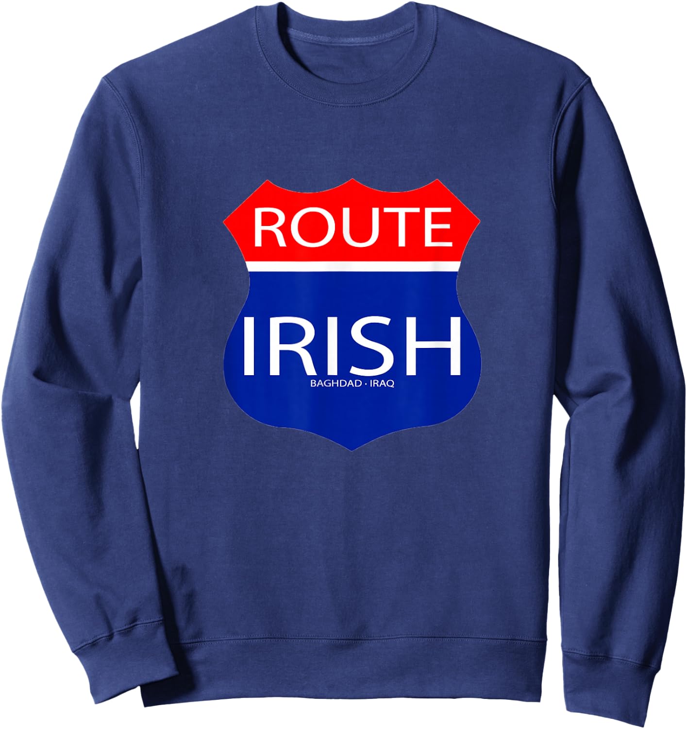 Route Irish Veteran Sweatshirt - Sweatshirt | Navy