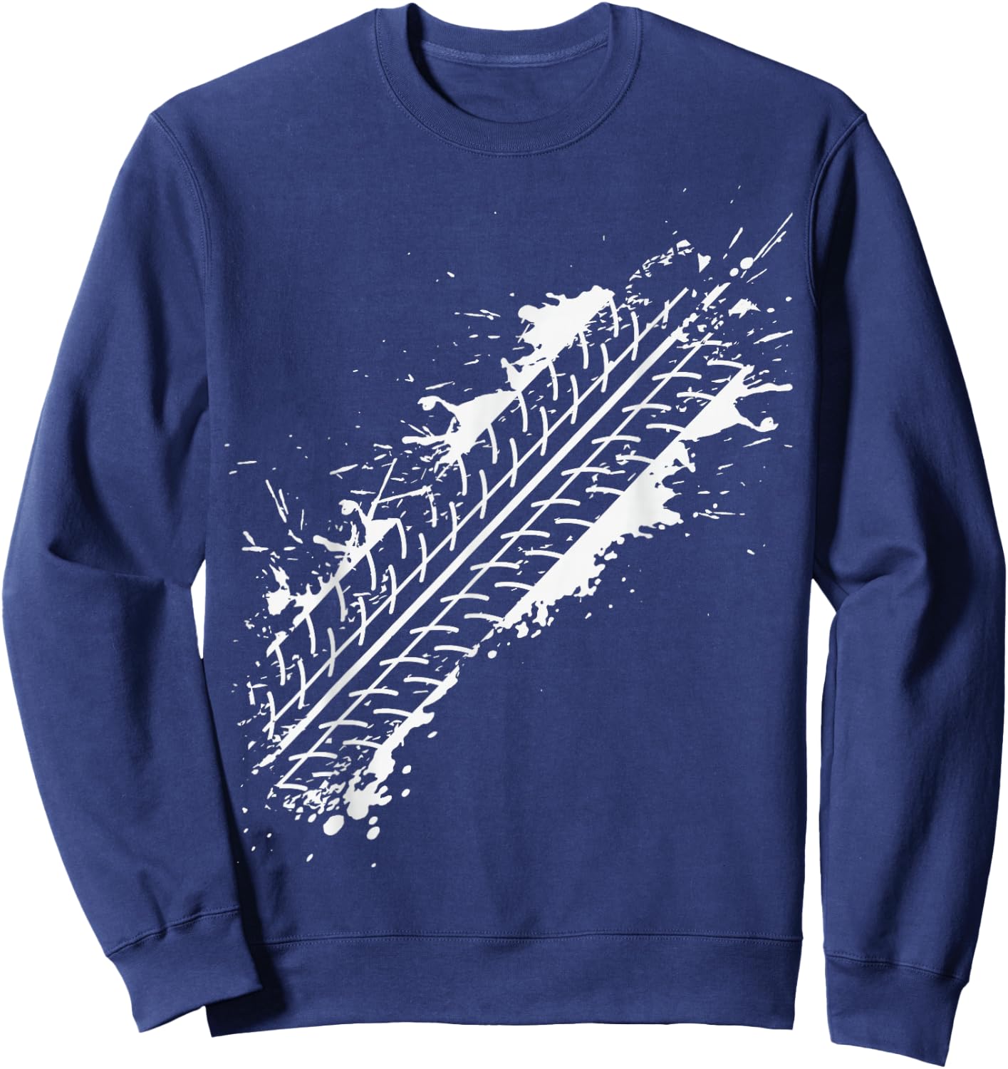 No problem, I'm Fine Only Tire Tracks On My Body Sweatshirt - Sweatshirt | Navy