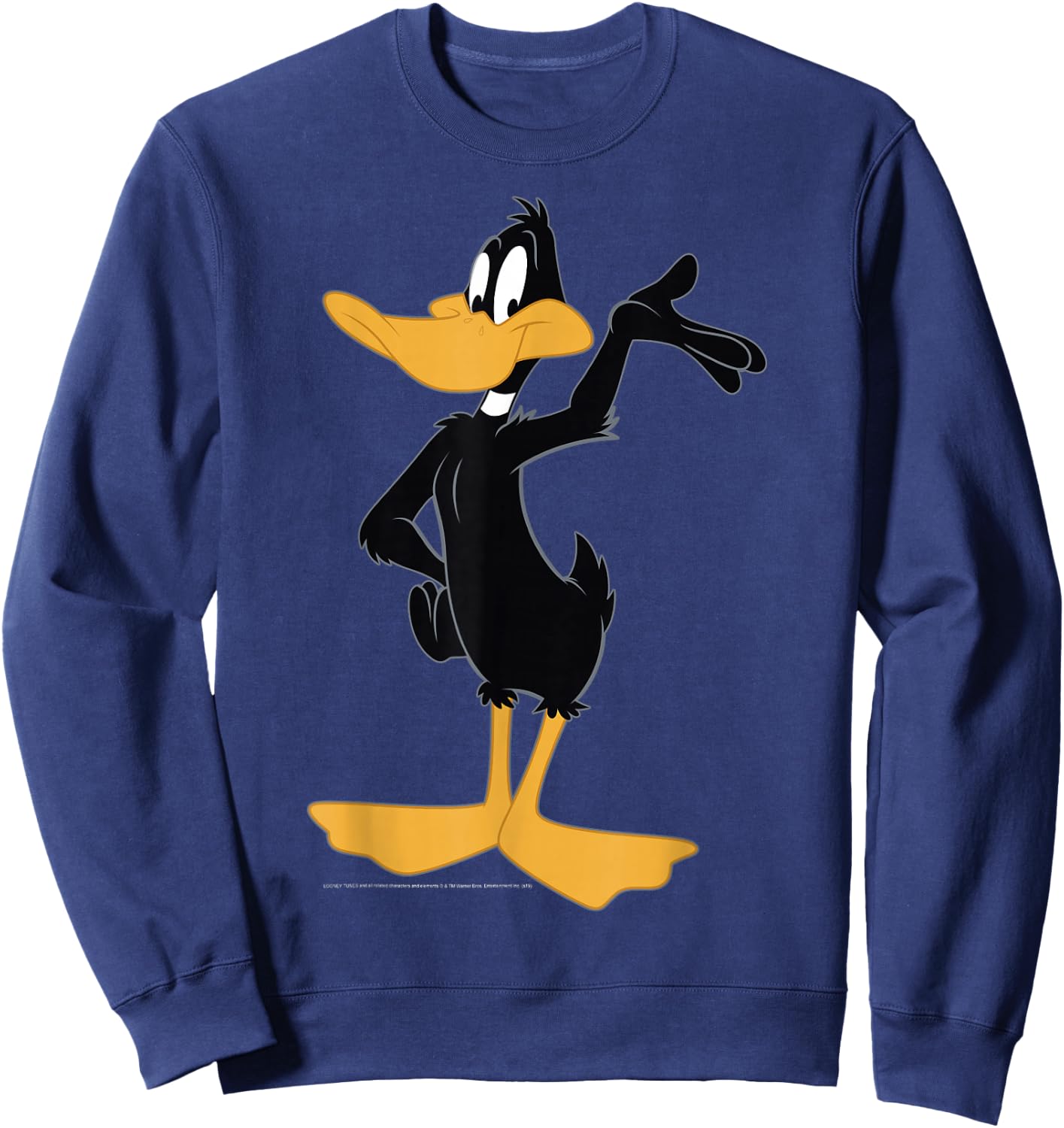 Looney Tunes Daffy Duck Simple Portrait Sweatshirt - Sweatshirt | Navy