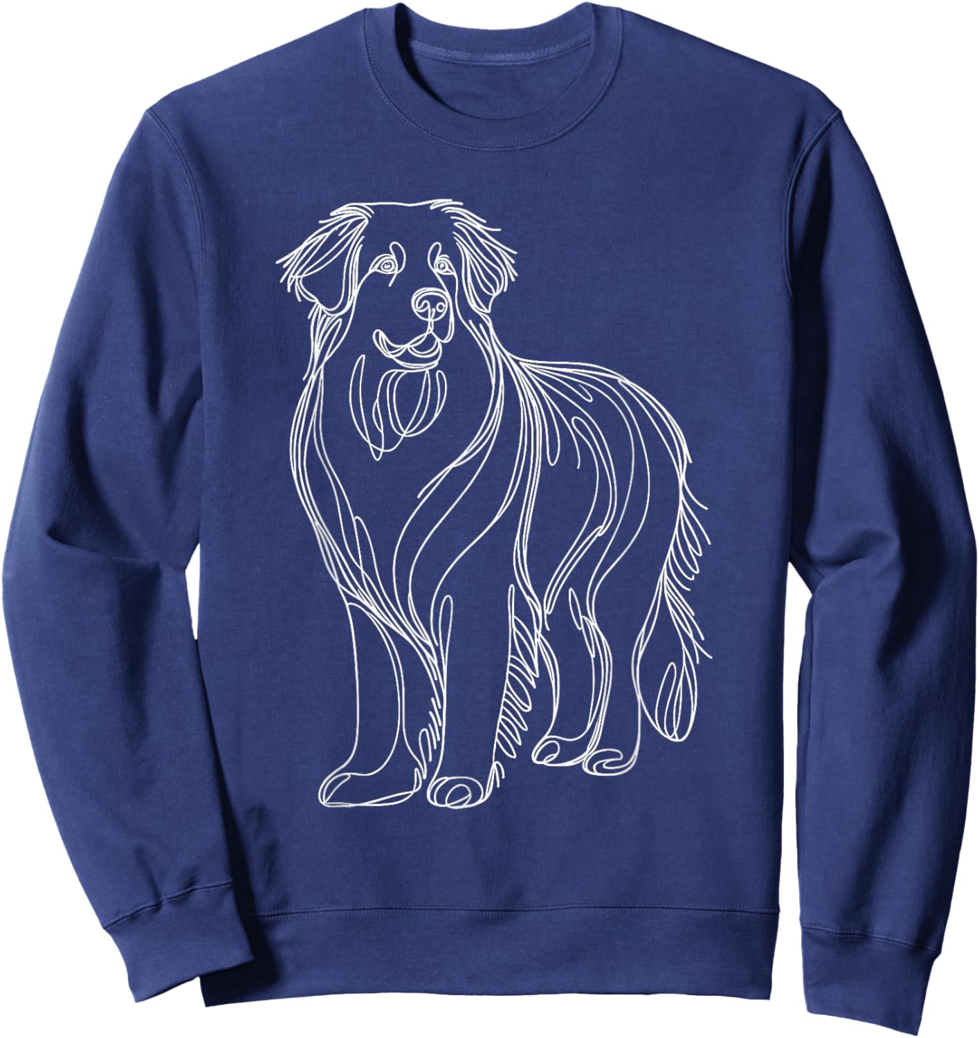 Line Art Hovawart Hovawarts Sweatshirt - Sweatshirt | Navy