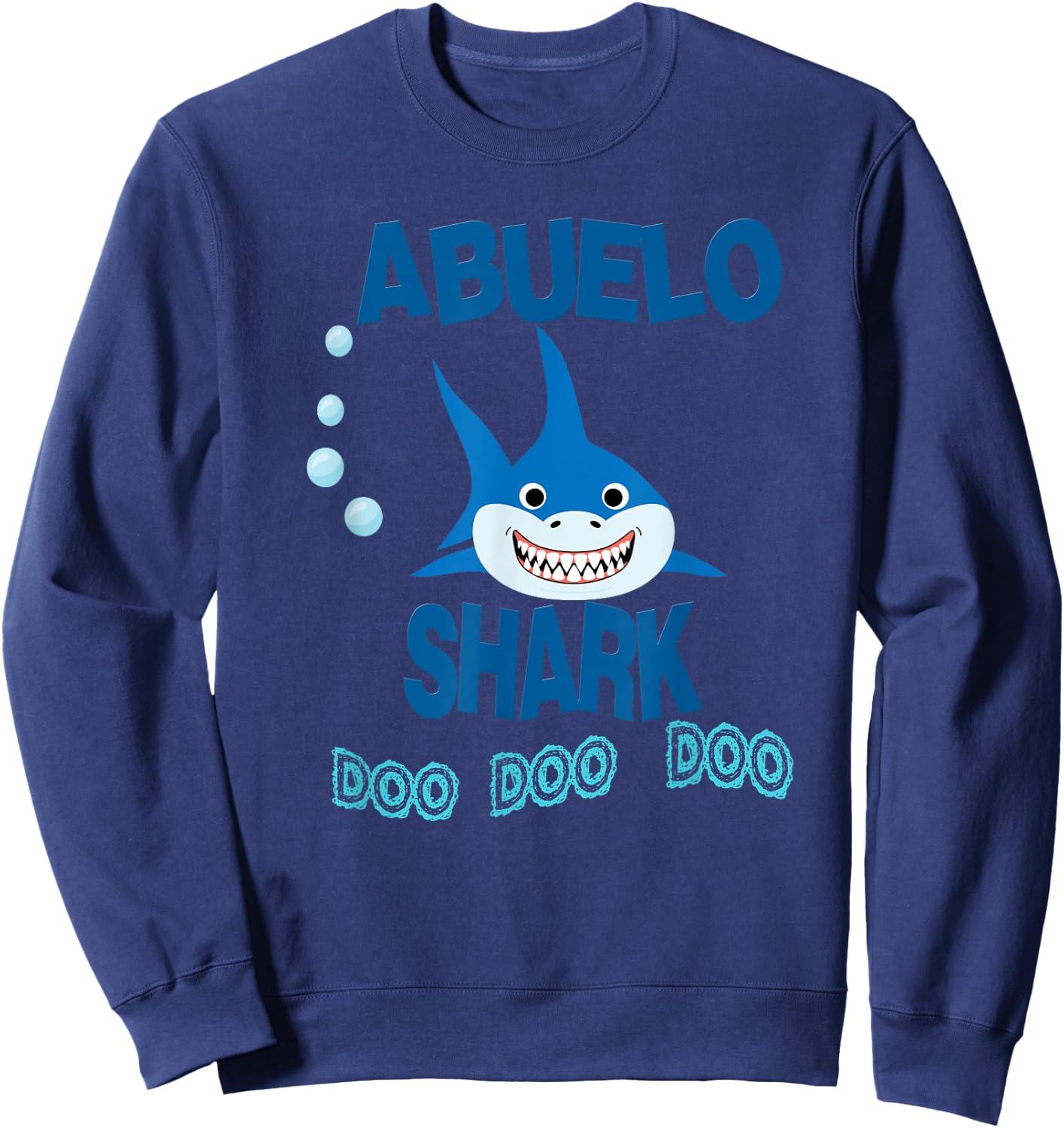 Abuelo Shark Gift Grandpa - Camisa de Regalo Abuelo Sweatshirt - Sweatshirt | Navy