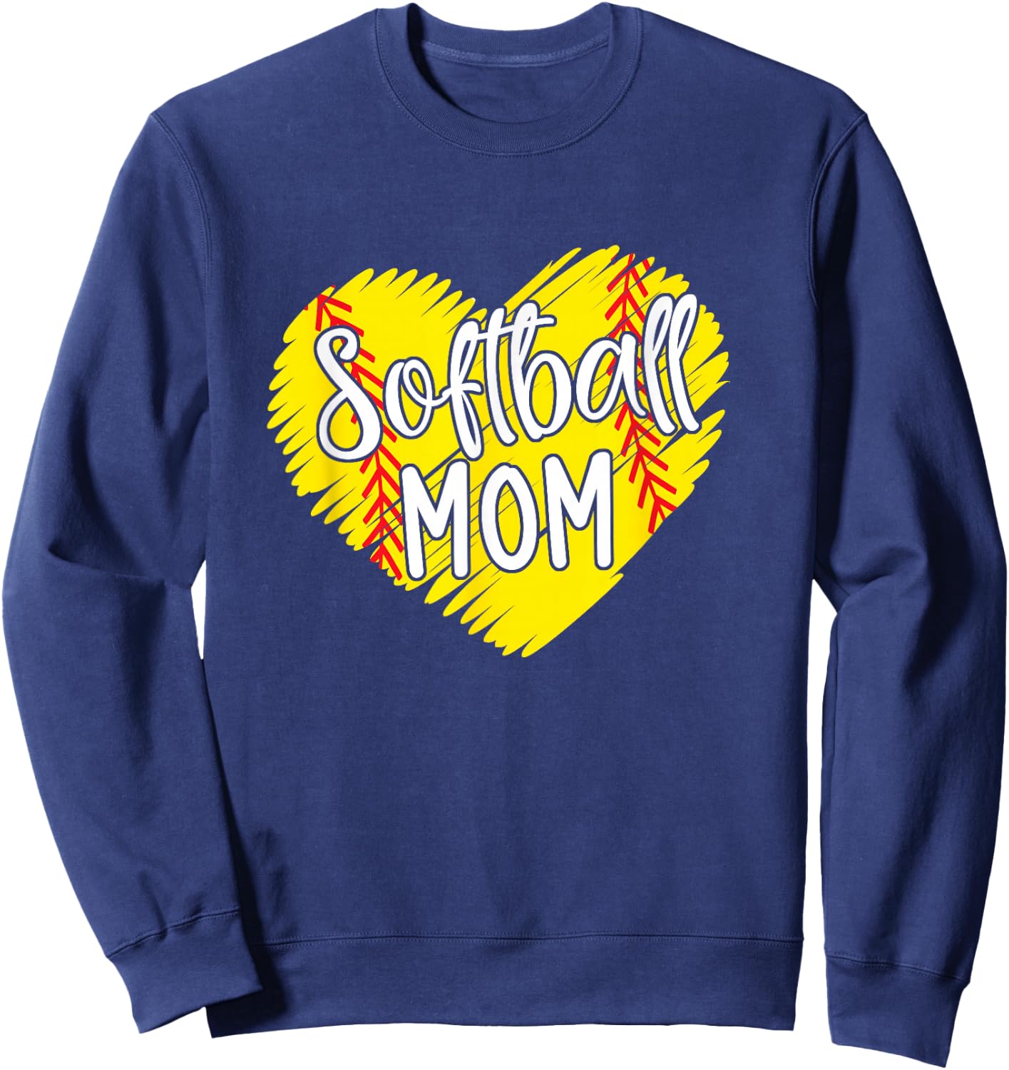 Softball Mom Shirts Baller Mama Mother's Day Sweatshirt - Sweatshirt | Navy