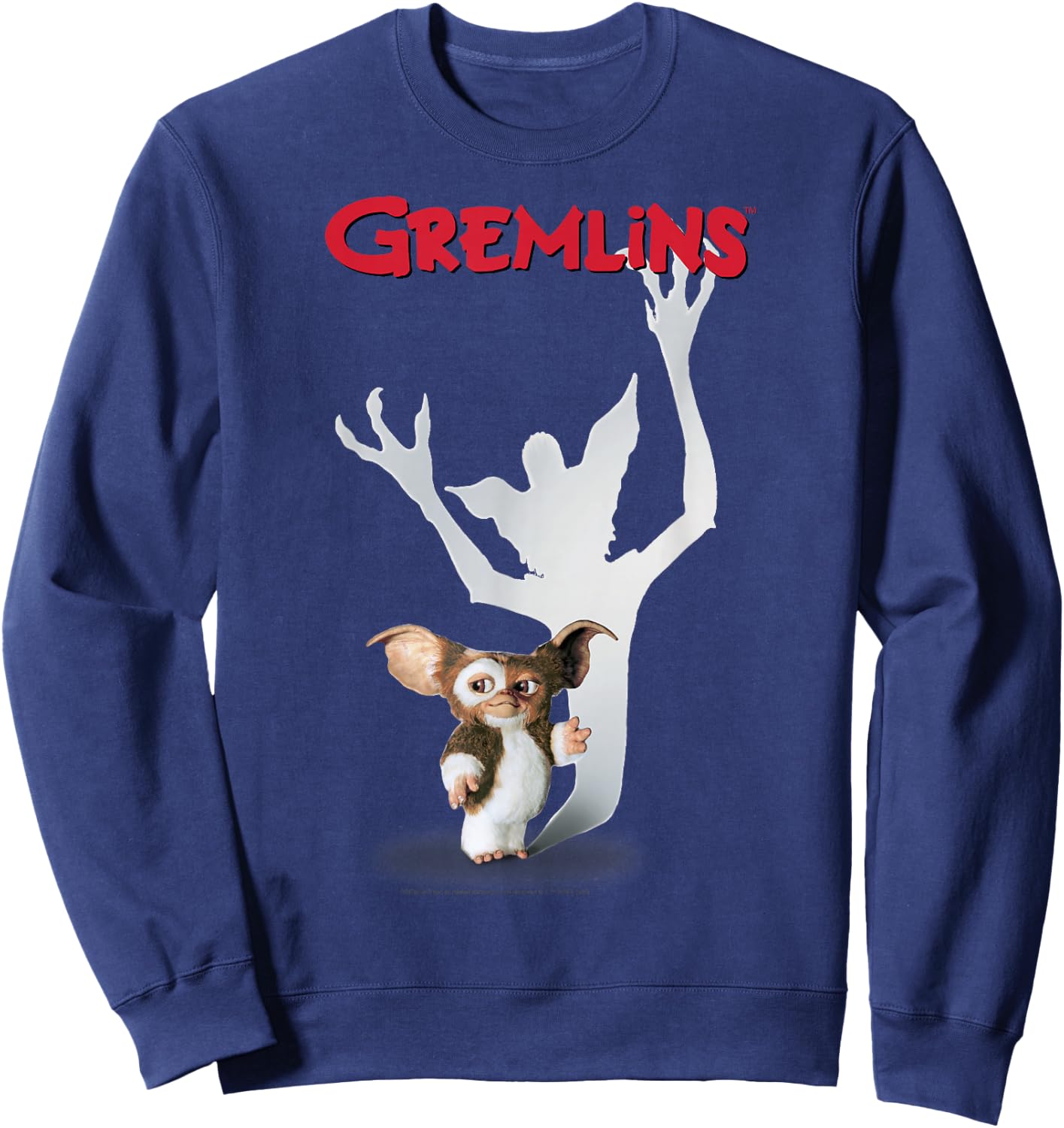 Gremlins Gizmo Classic Poster Sweatshirt - Sweatshirt | Navy