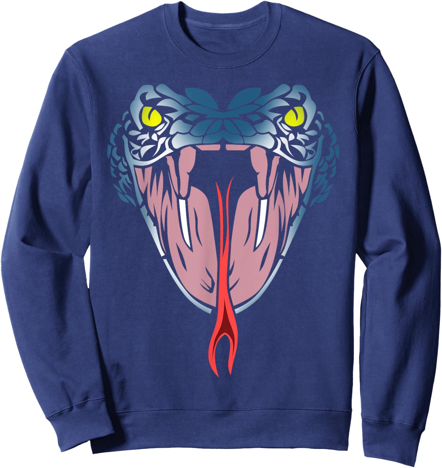 Black Mambas Are My Spirit Animal Scary Snake Sweatshirt - Sweatshirt | Navy